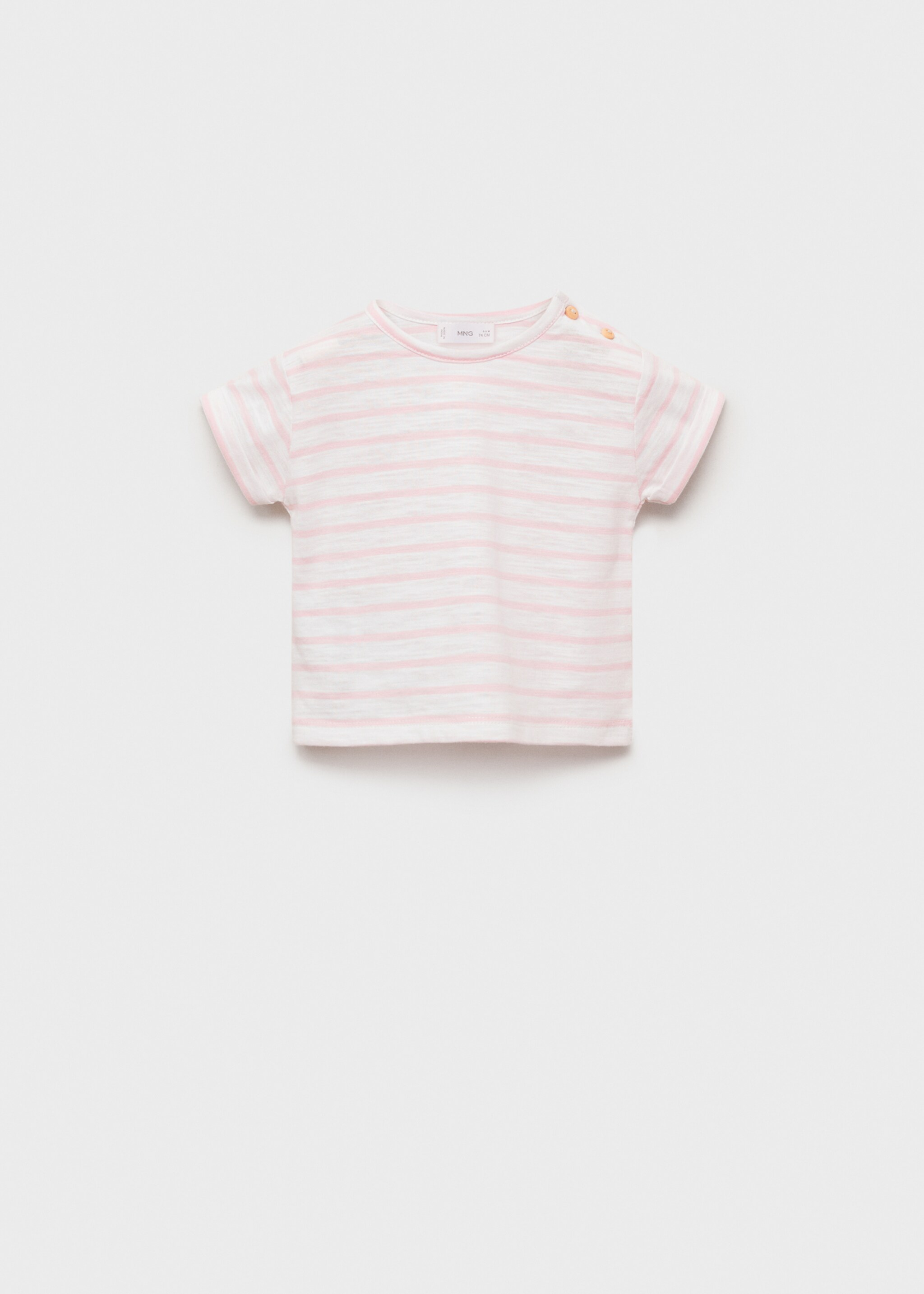 Gestreiftes Baumwoll-Shirt - Artikel ohne Model