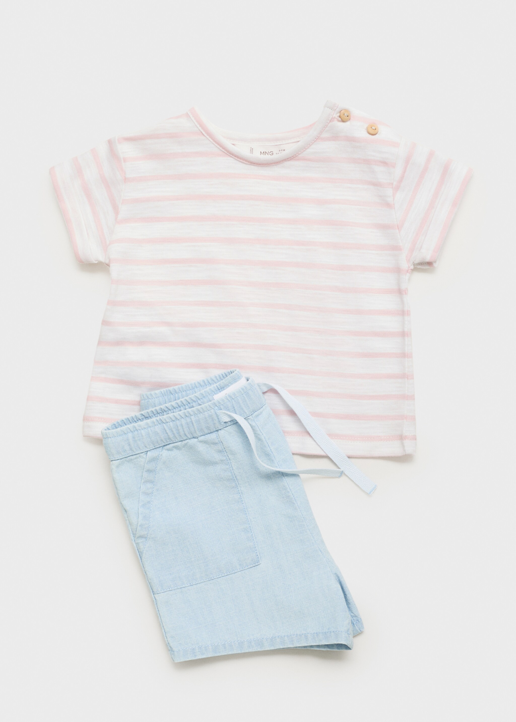 Gestreiftes Baumwoll-Shirt - Detail des Artikels 8