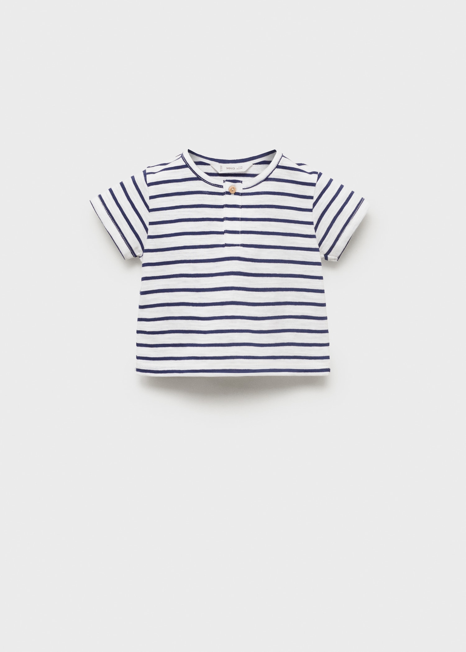 T-shirt algodão riscas - Artigo sem modelo
