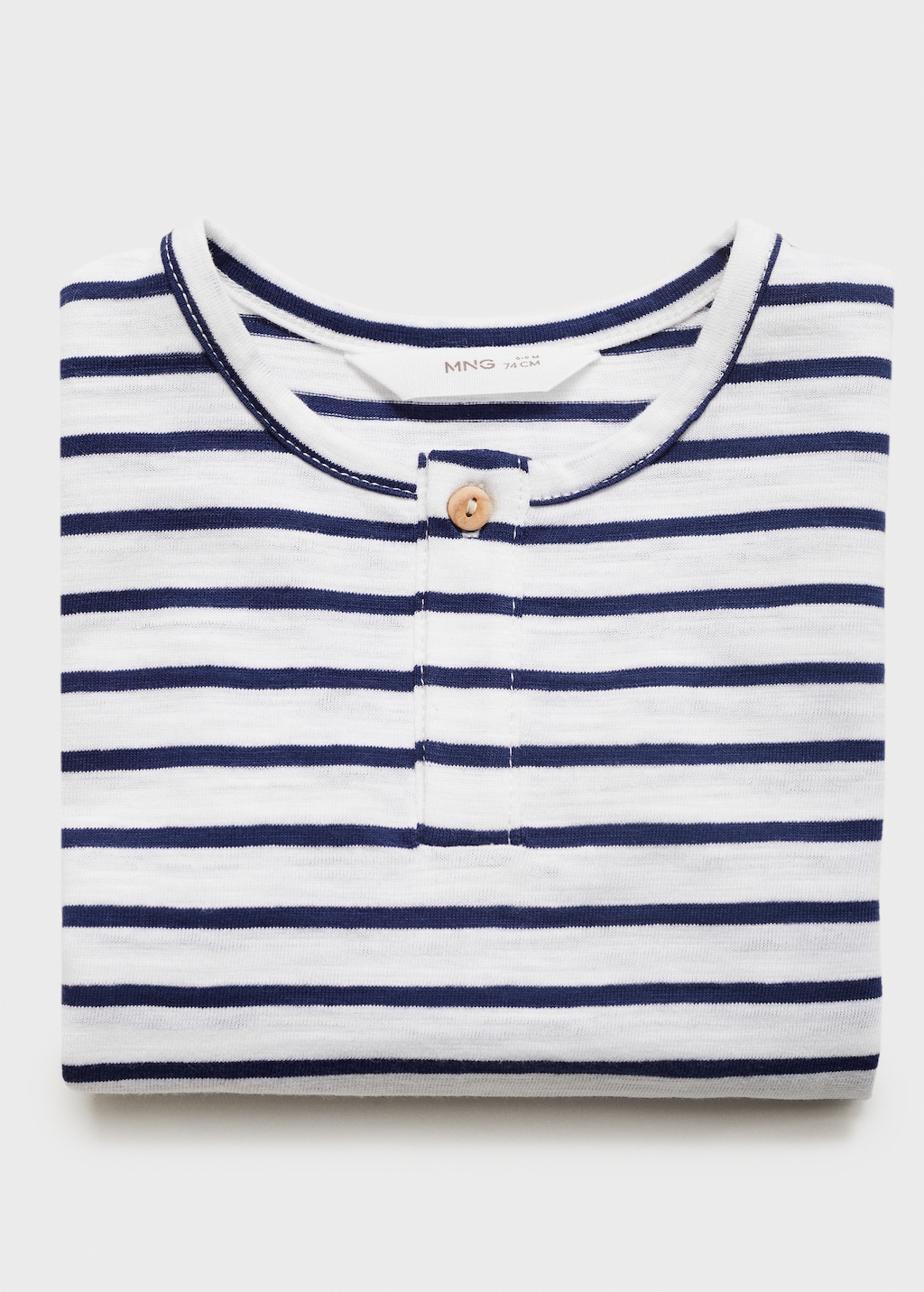 Striped cotton T-shirt