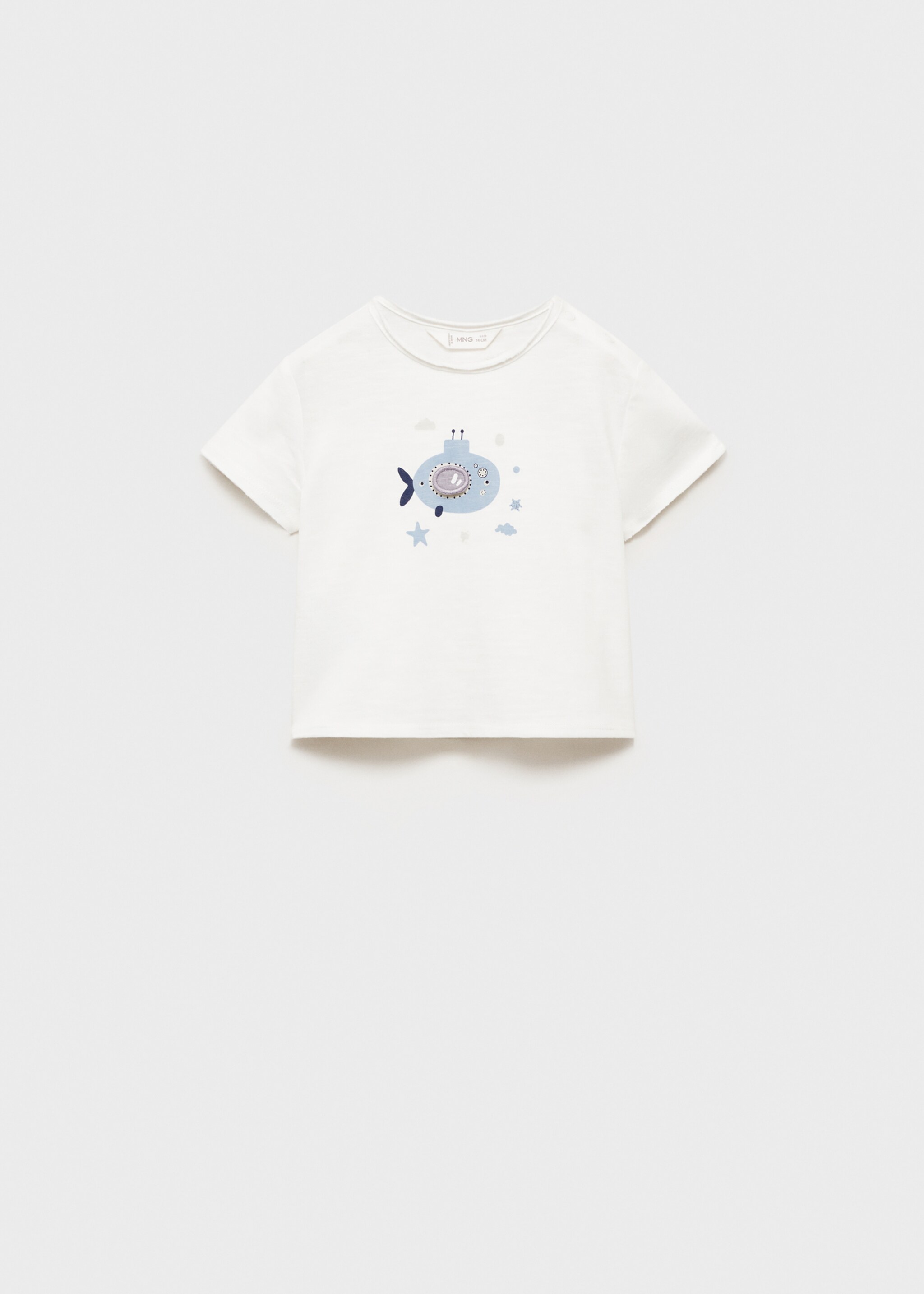 Camiseta algodón estampada - Artículo sin modelo