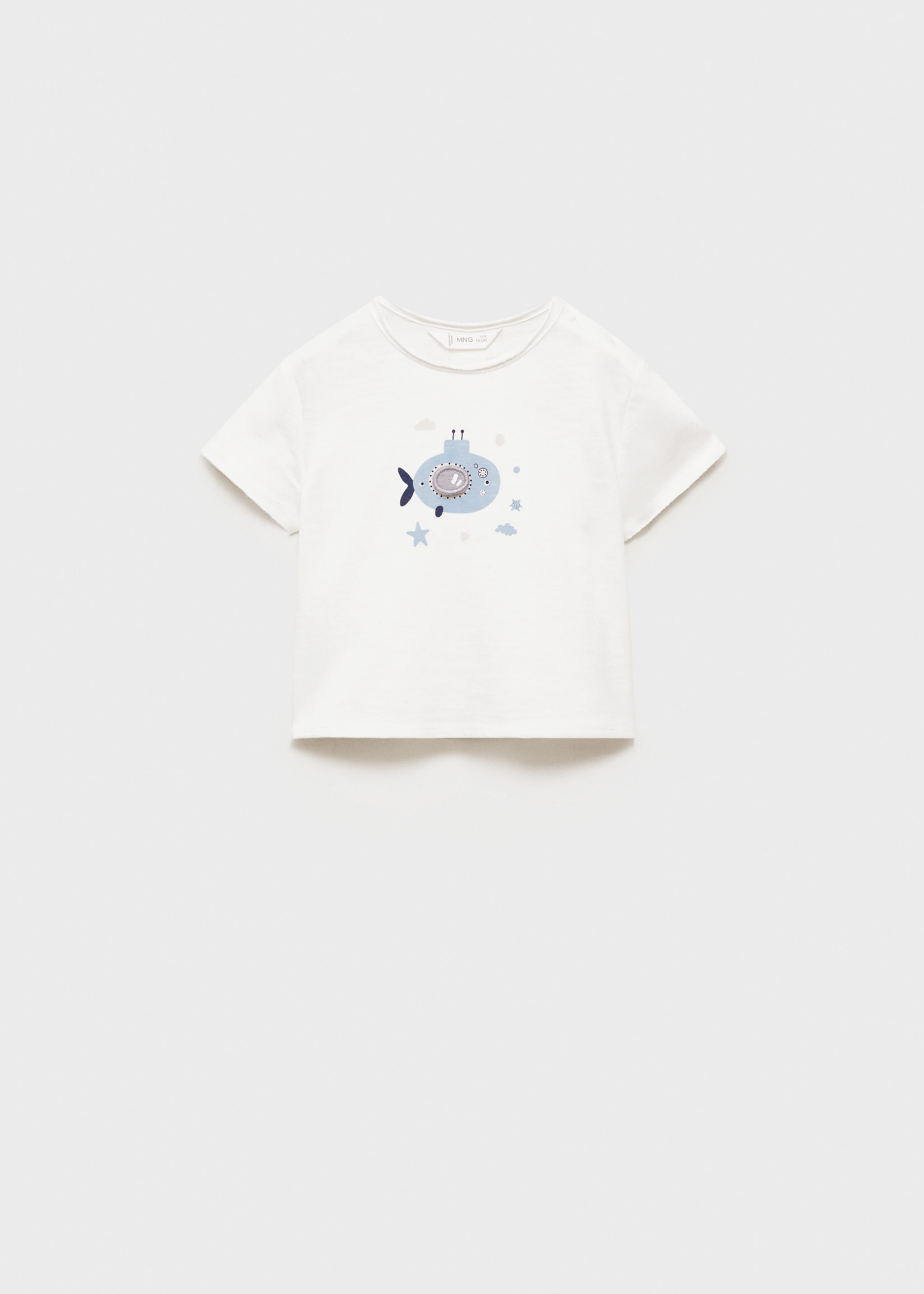 Camiseta algodón estampada - Detalle del artículo 9