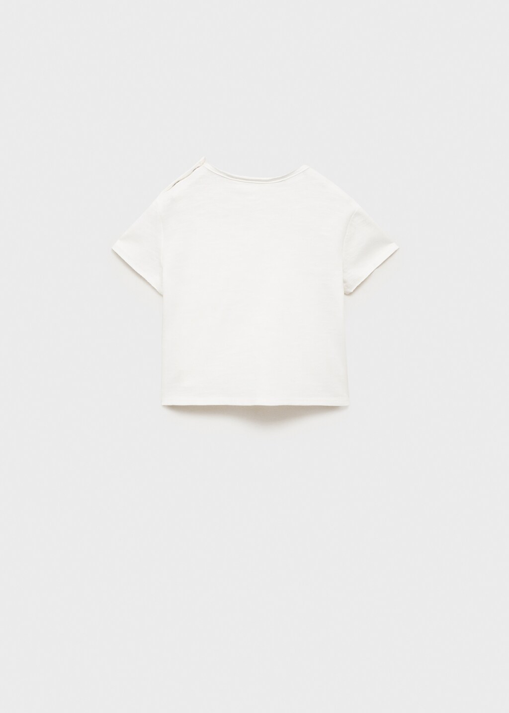 Printed cotton-blend t-shirt