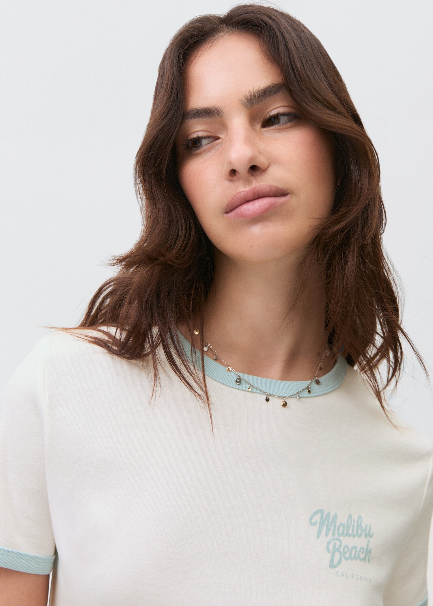 Short-sleeved printed t-shirt - Details of the article 1