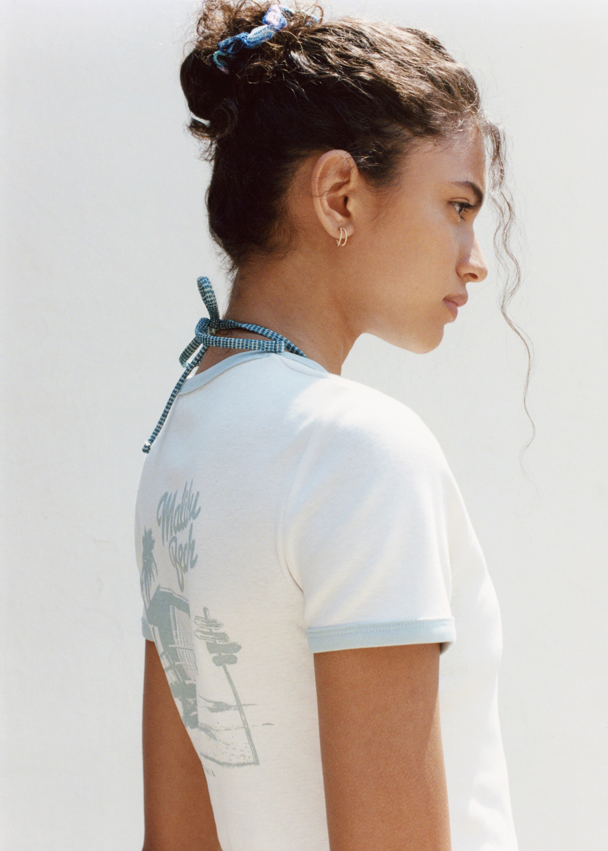 Short-sleeved printed t-shirt - Details of the article 5