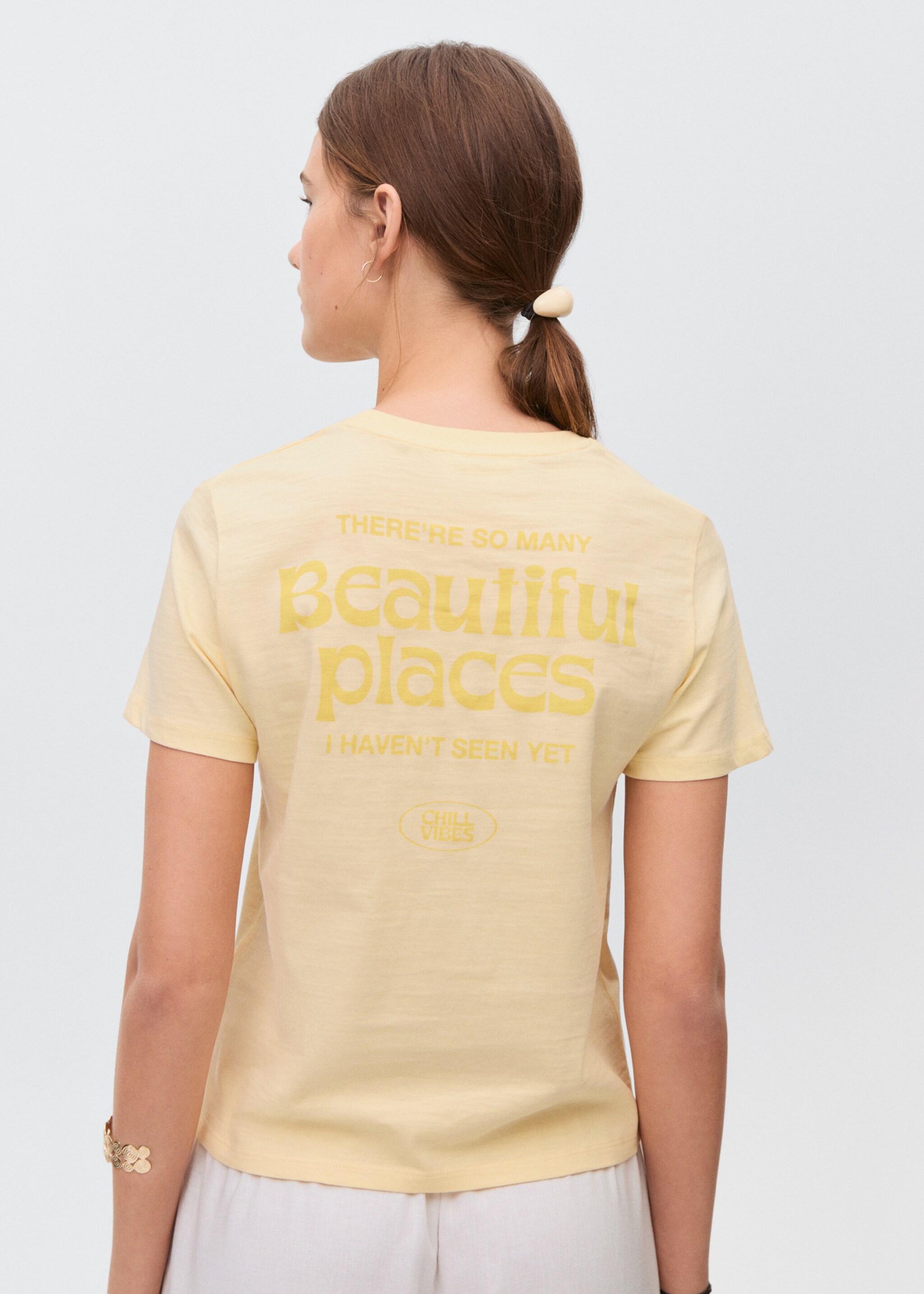 T-shirt coton imprimé - Verso de l’article