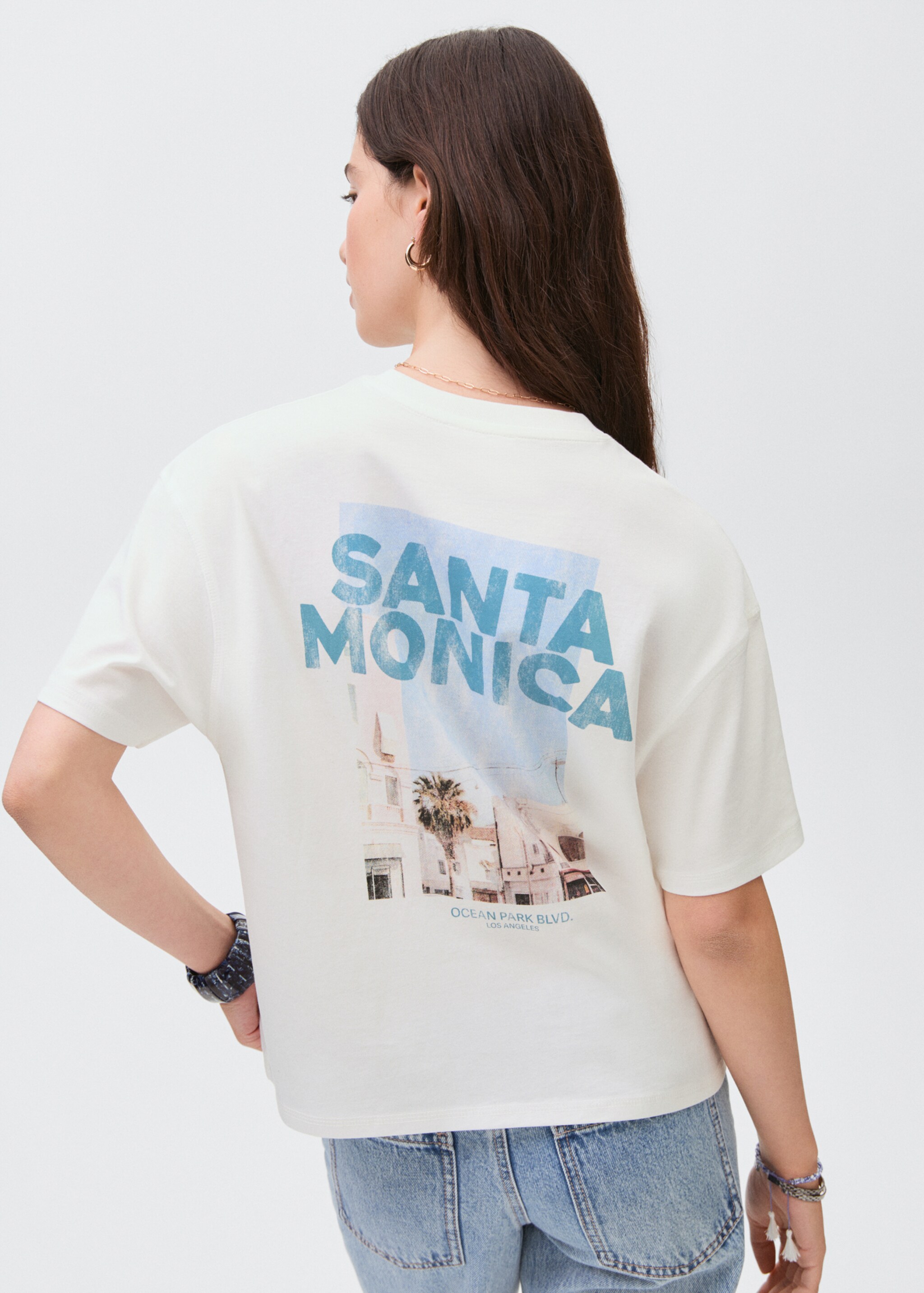 T-shirt imprimé manches courtes - Verso de l’article