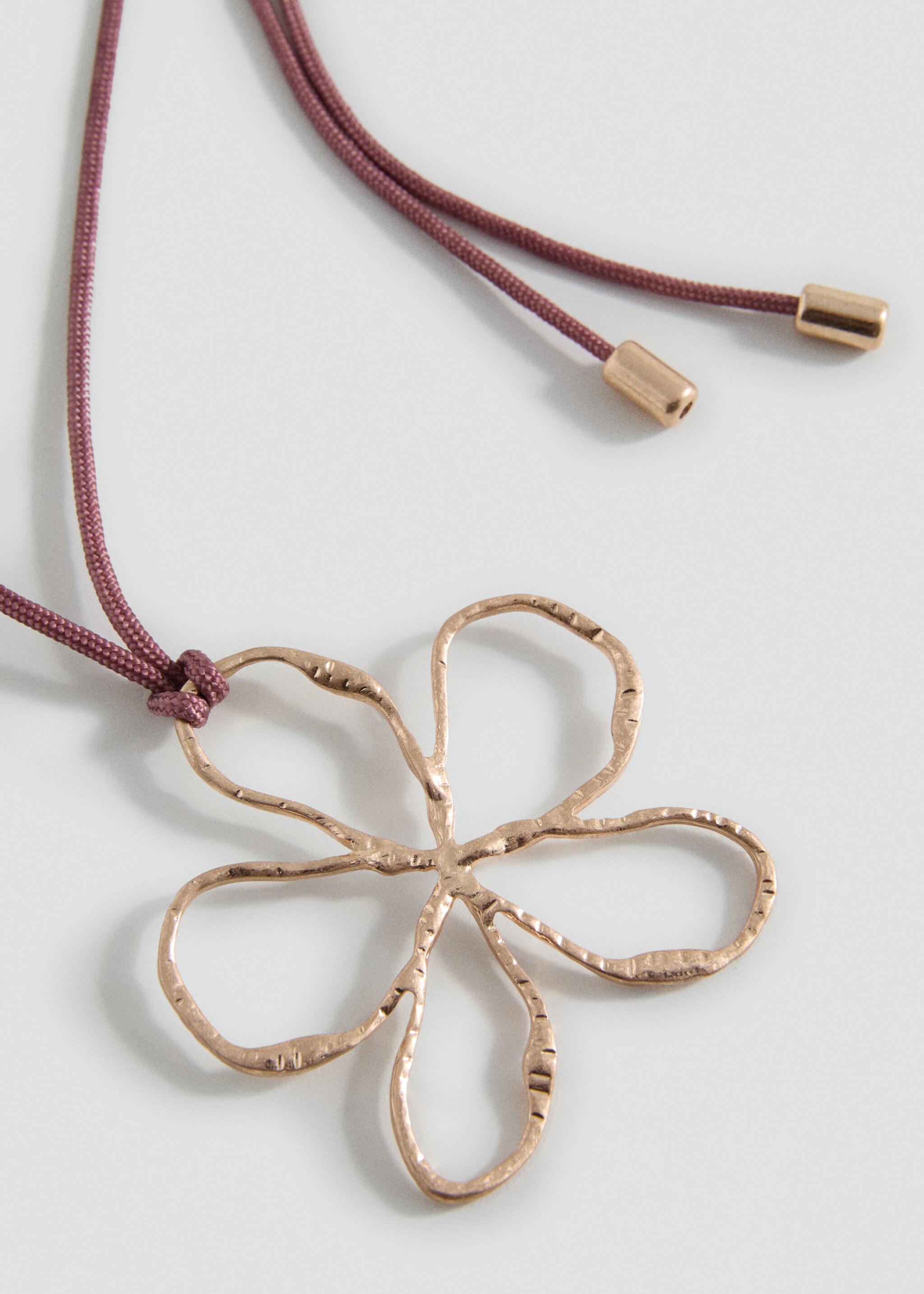 Collana laccio fiore - Piano medio