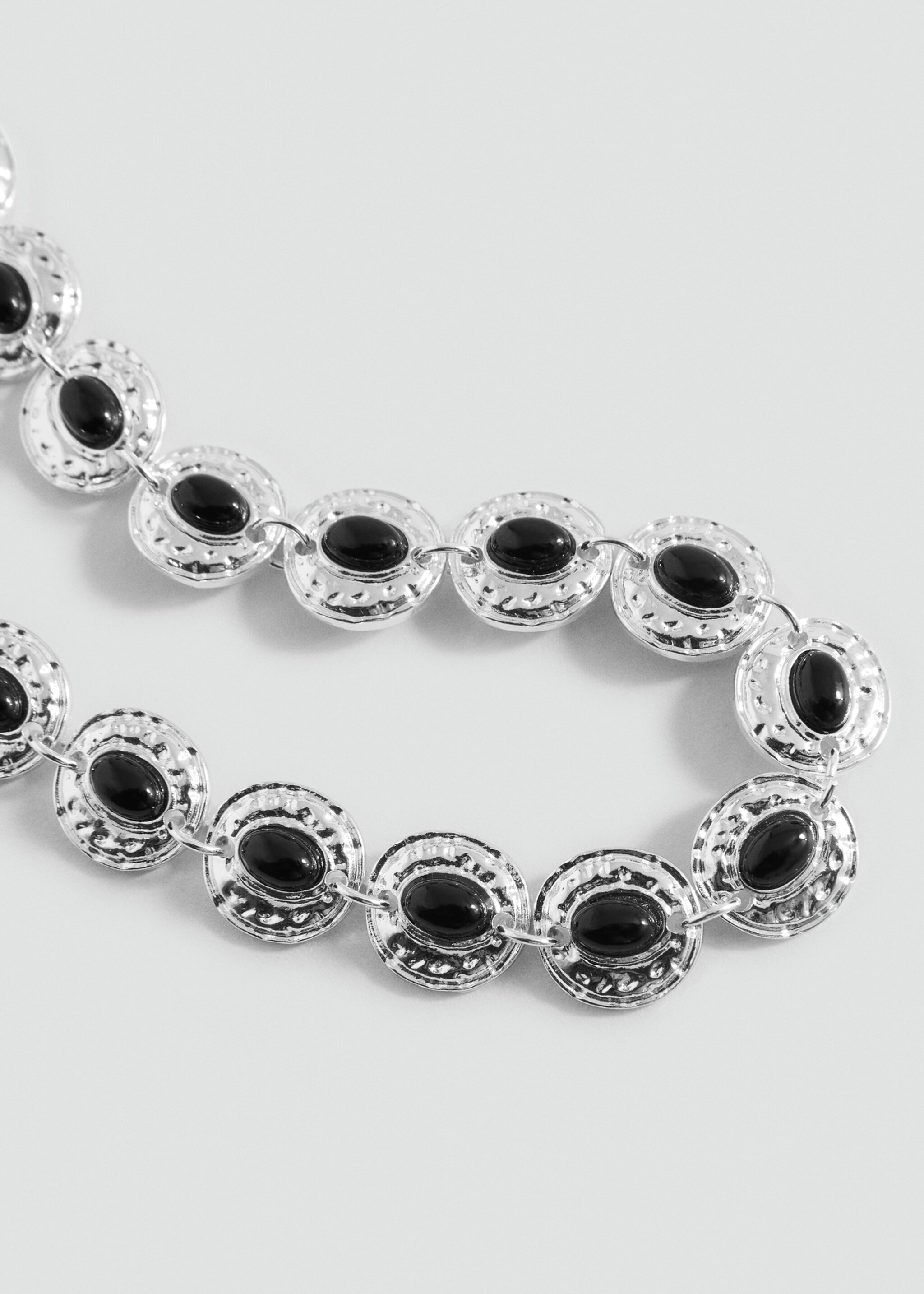 Metal appliqué choker - Medium plane