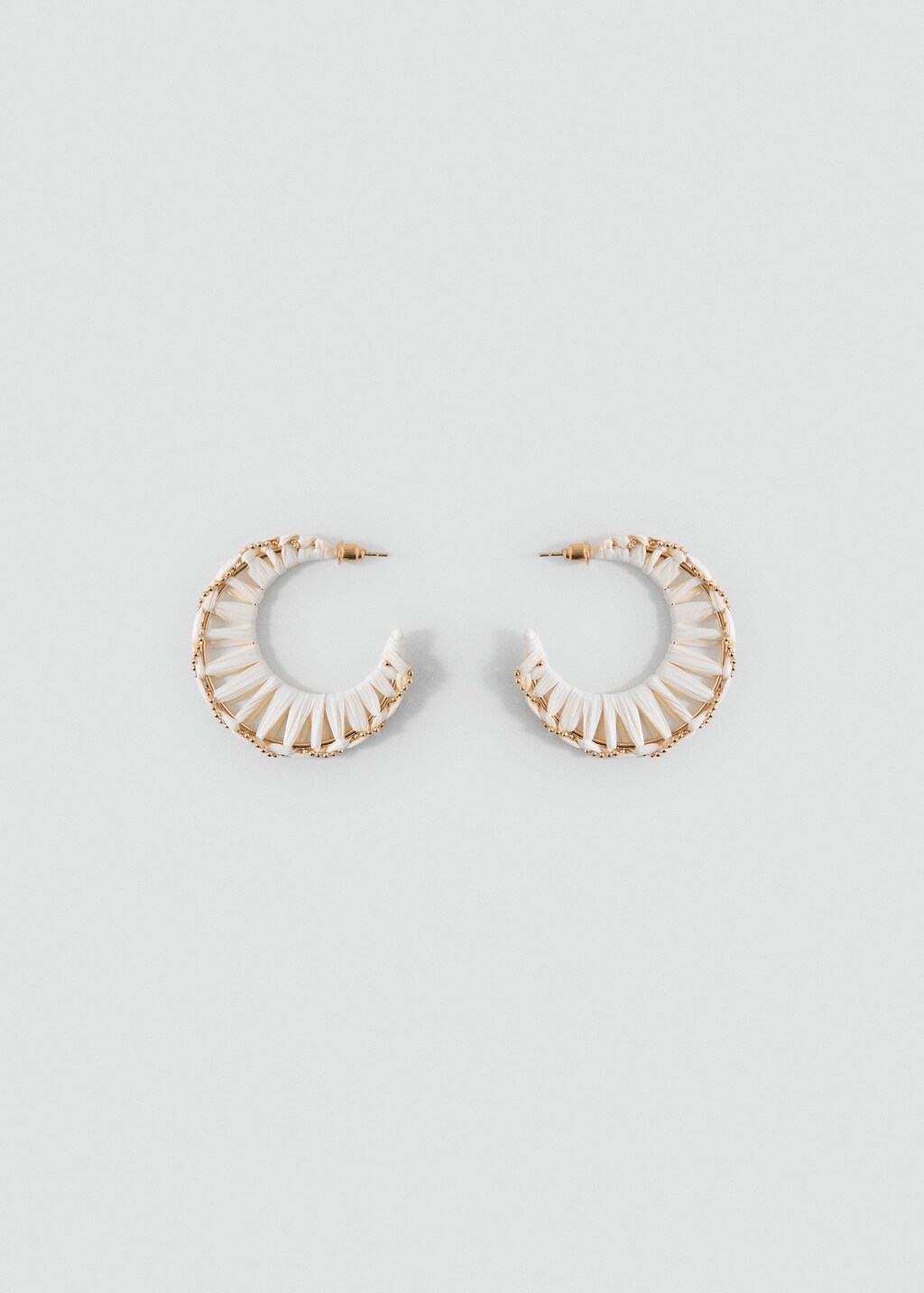 Open hoop earrings