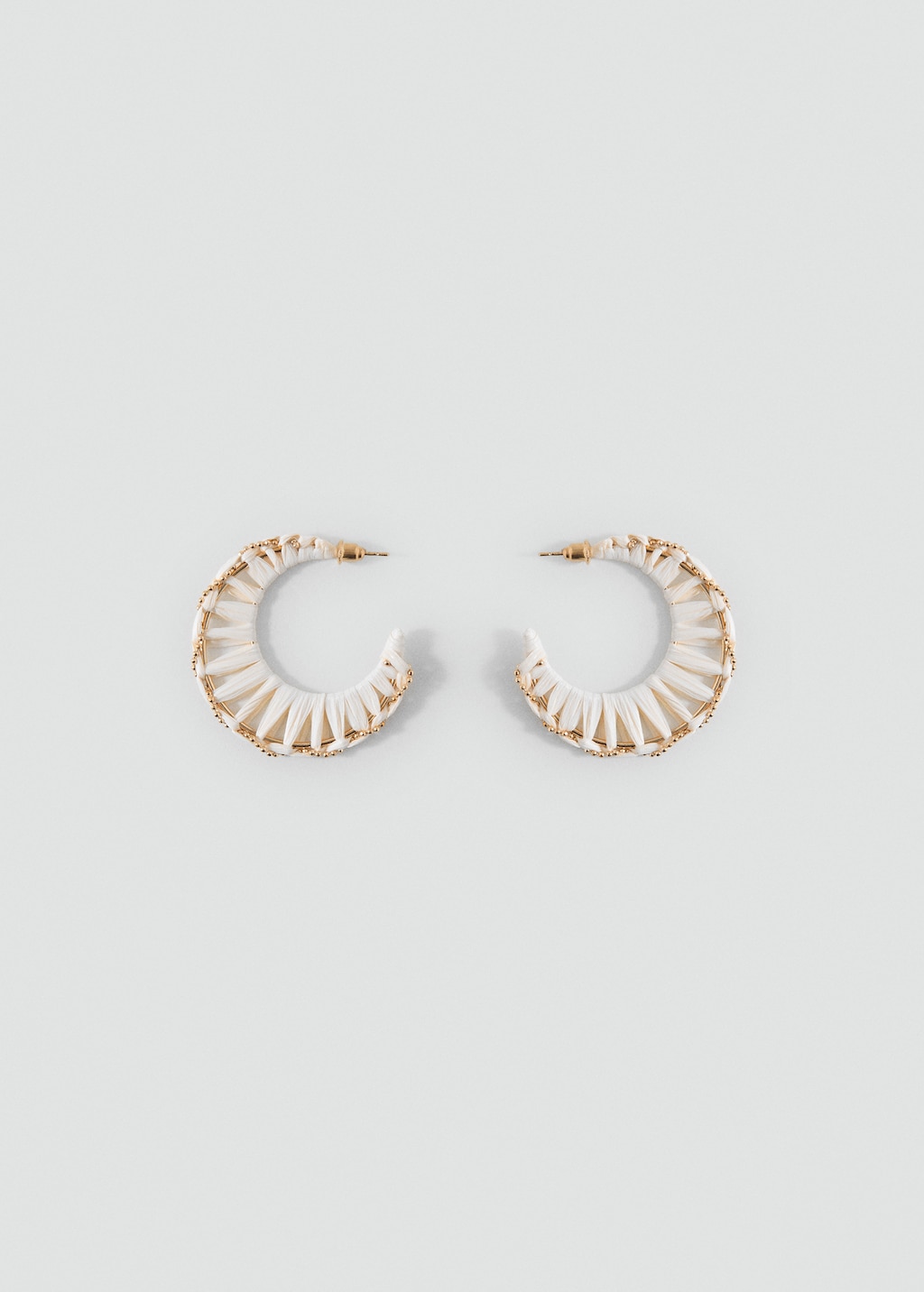 Open hoop earrings