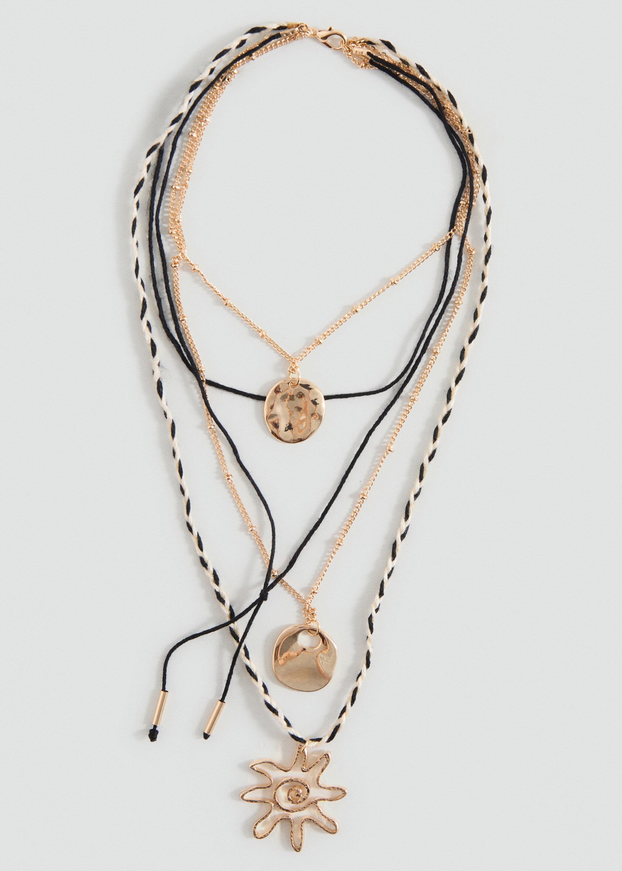 Mixed pendants necklace - Article without model