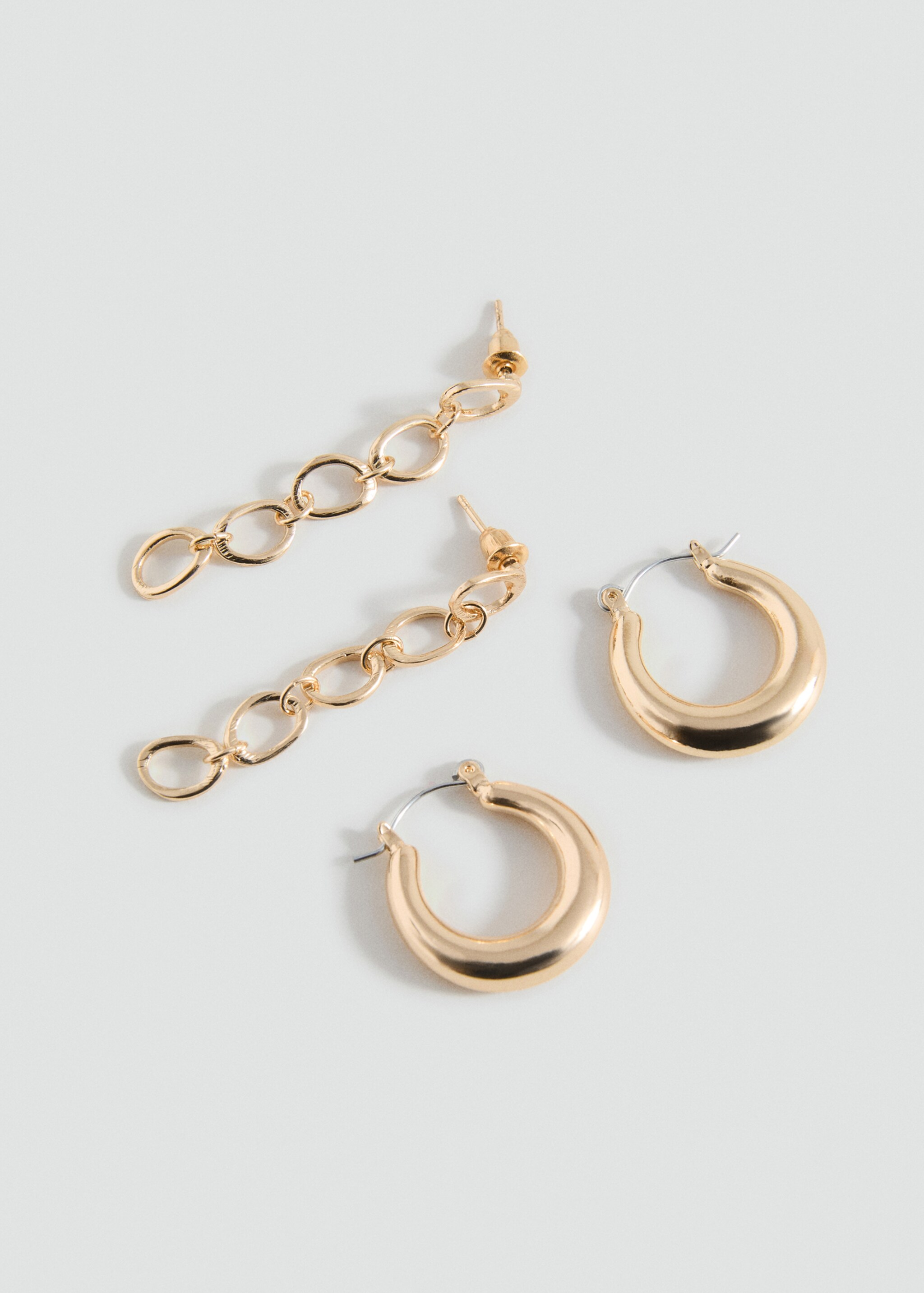 2-pack of earrings - Medium plane