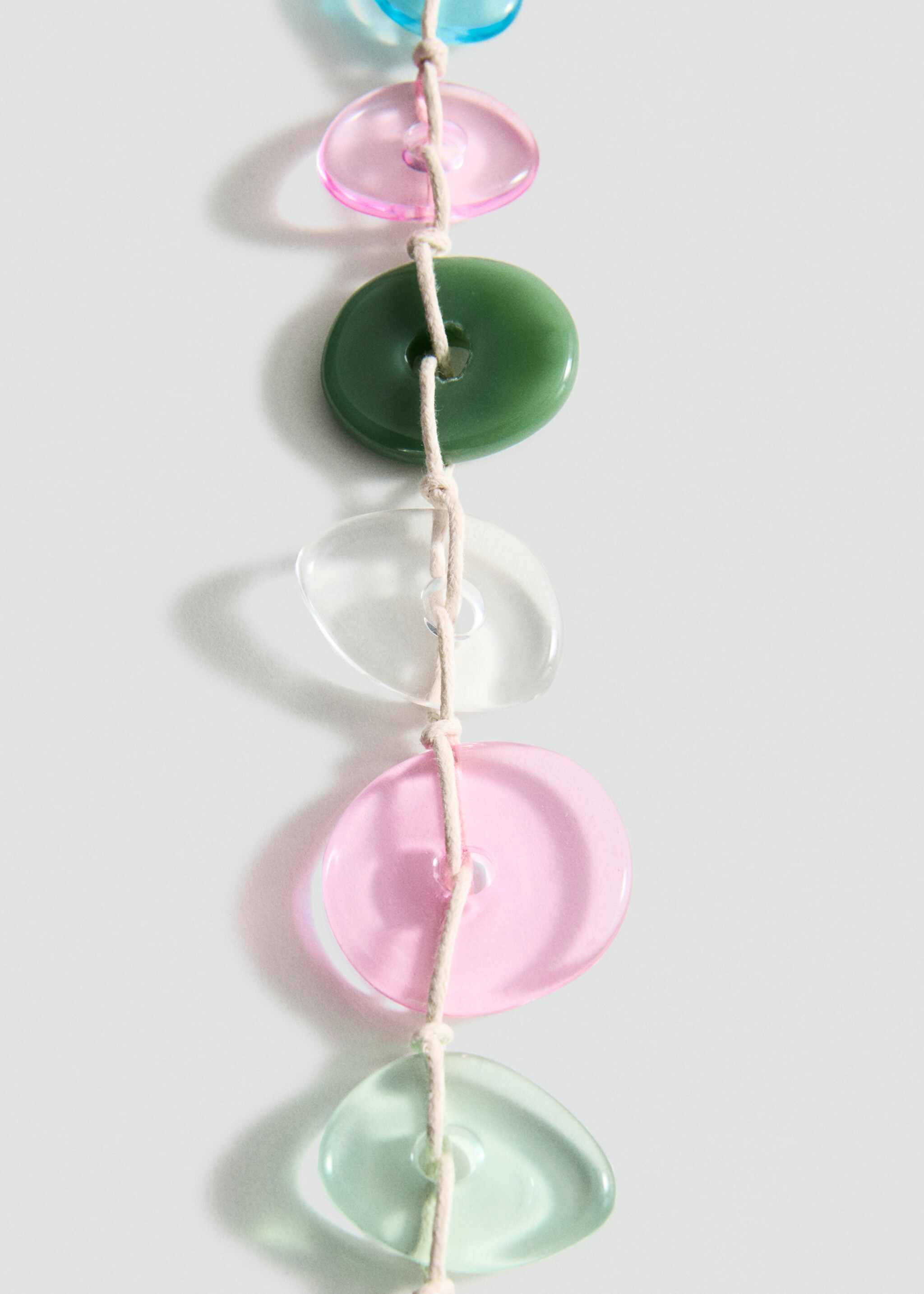 Collier pendentifs combinés - Plan moyen