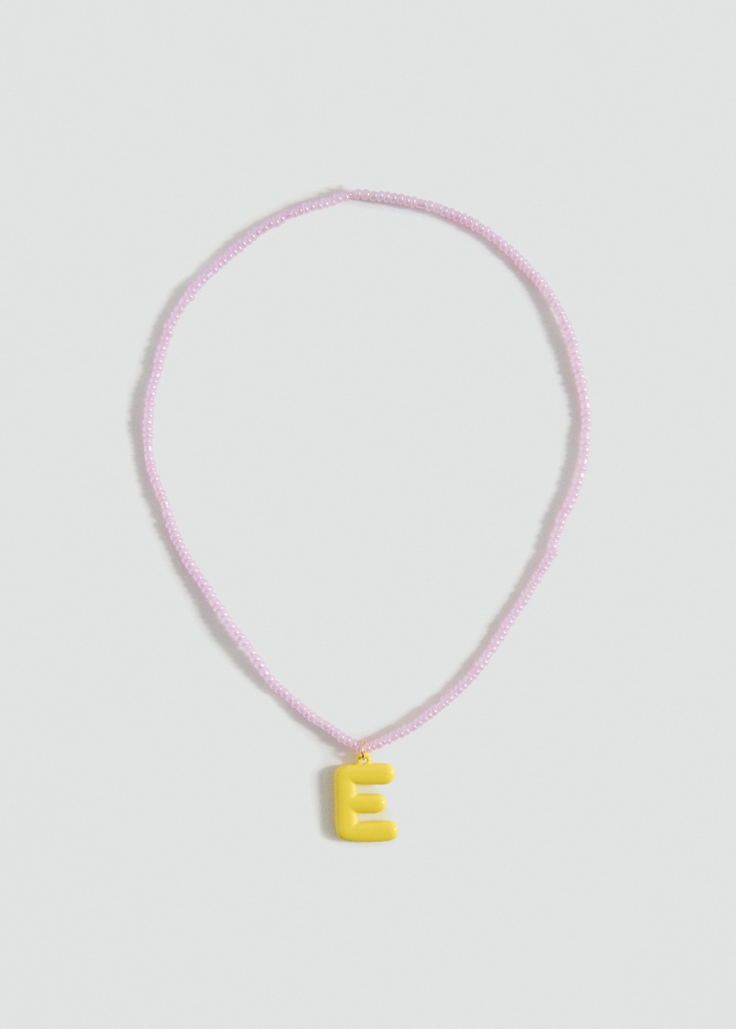 Collier perles lettres - Article sans modèle