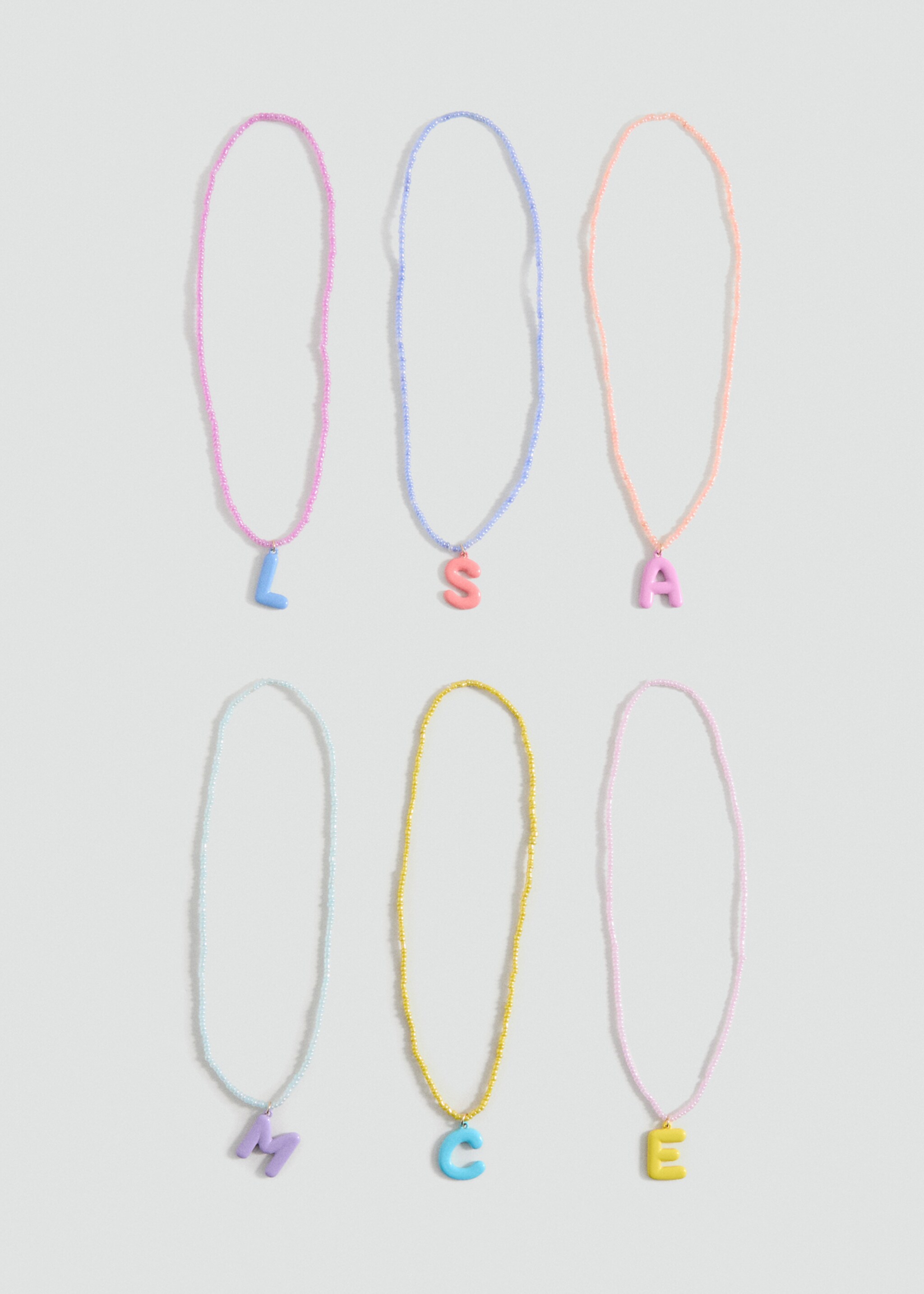 Letters bead necklace - Details of the article 1