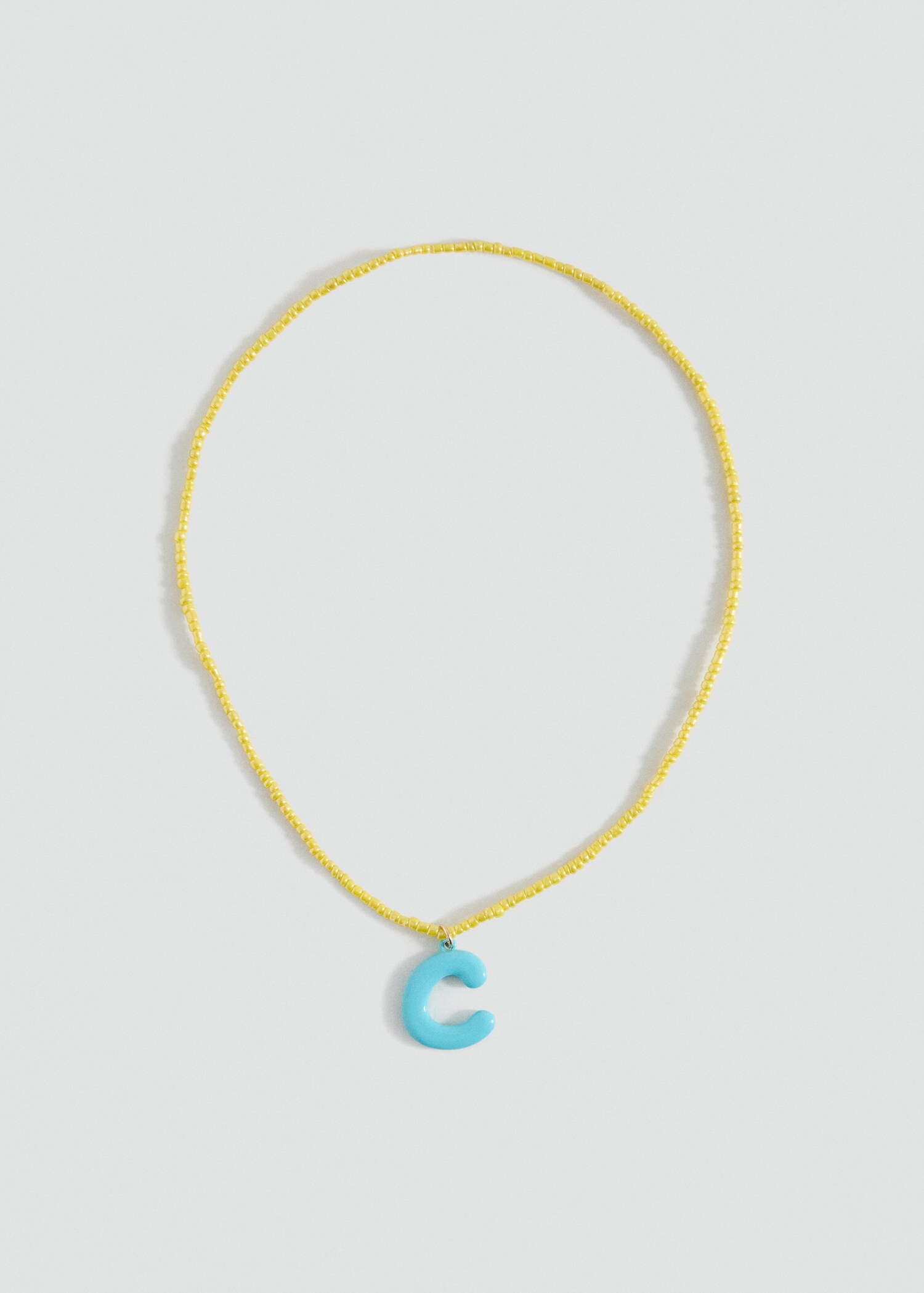 Collier perles lettres - Article sans modèle