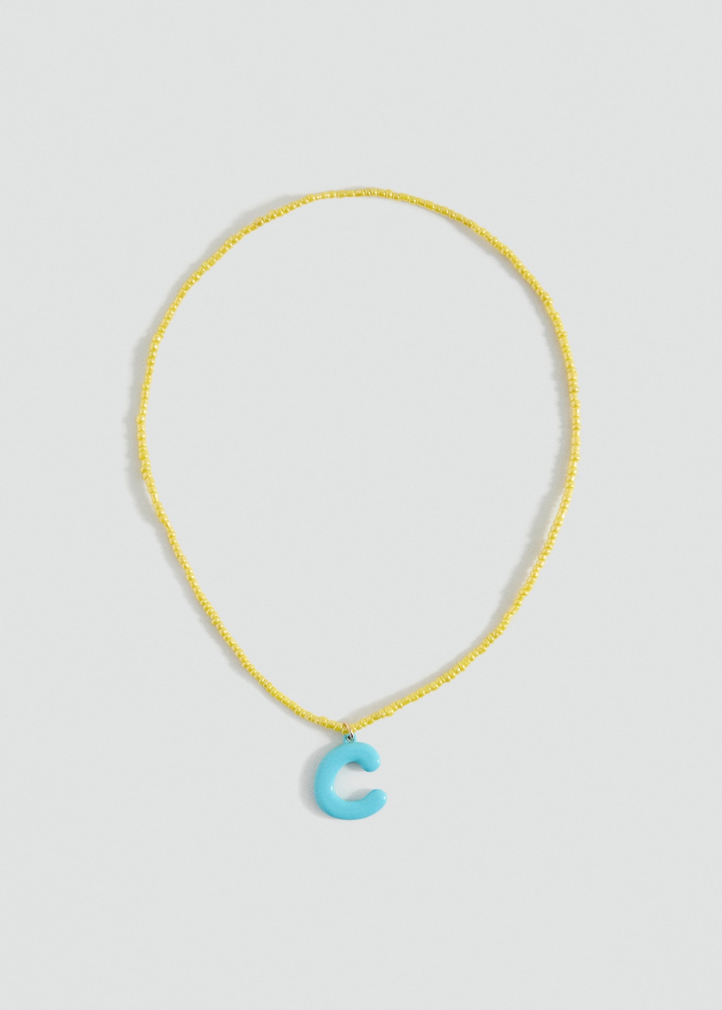 Letters bead necklace