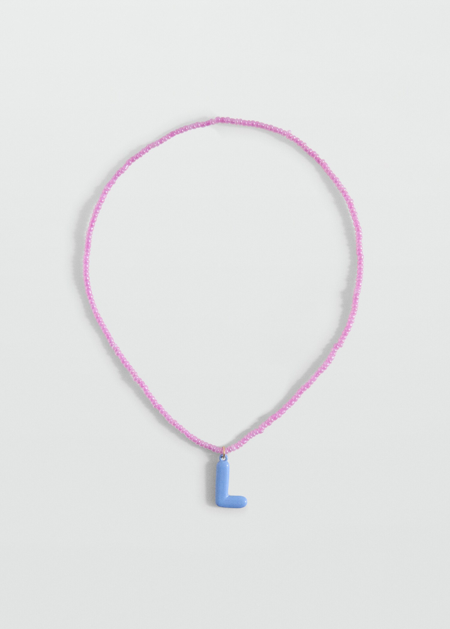Collier perles lettres - Article sans modèle