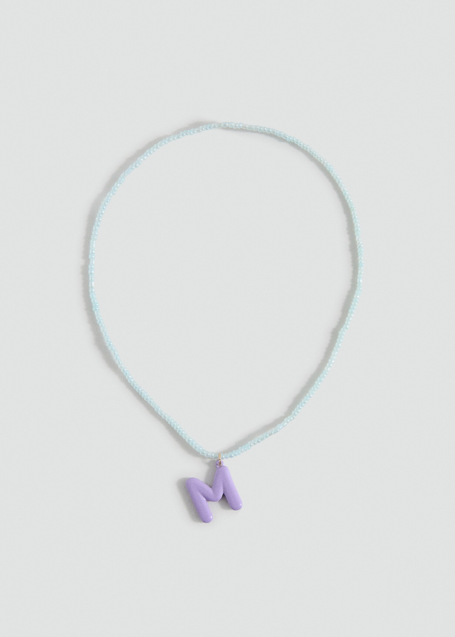 Collier perles lettres - Article sans modèle