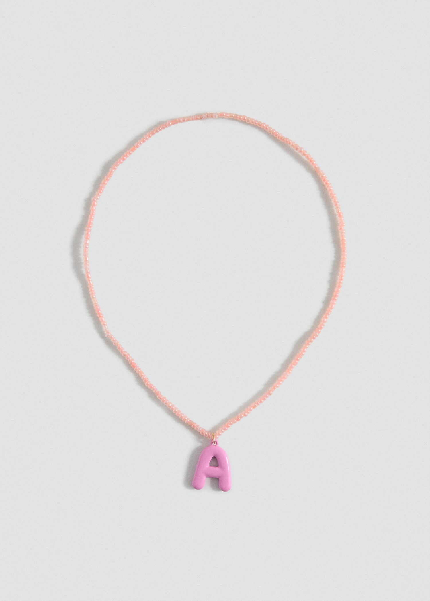 Collier perles lettres - Article sans modèle