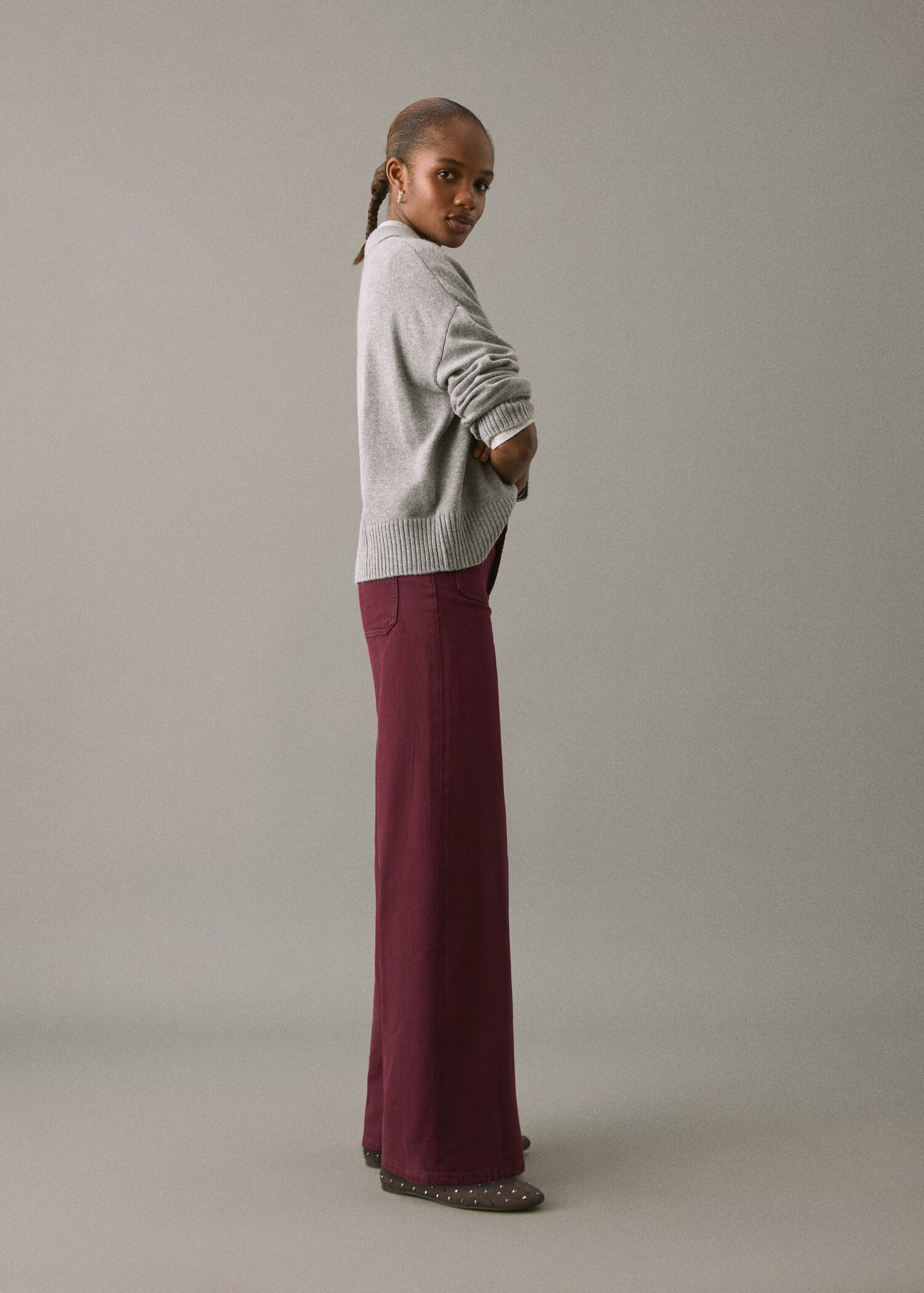Jeans culotte mid-waist comfort - Details of the article 2