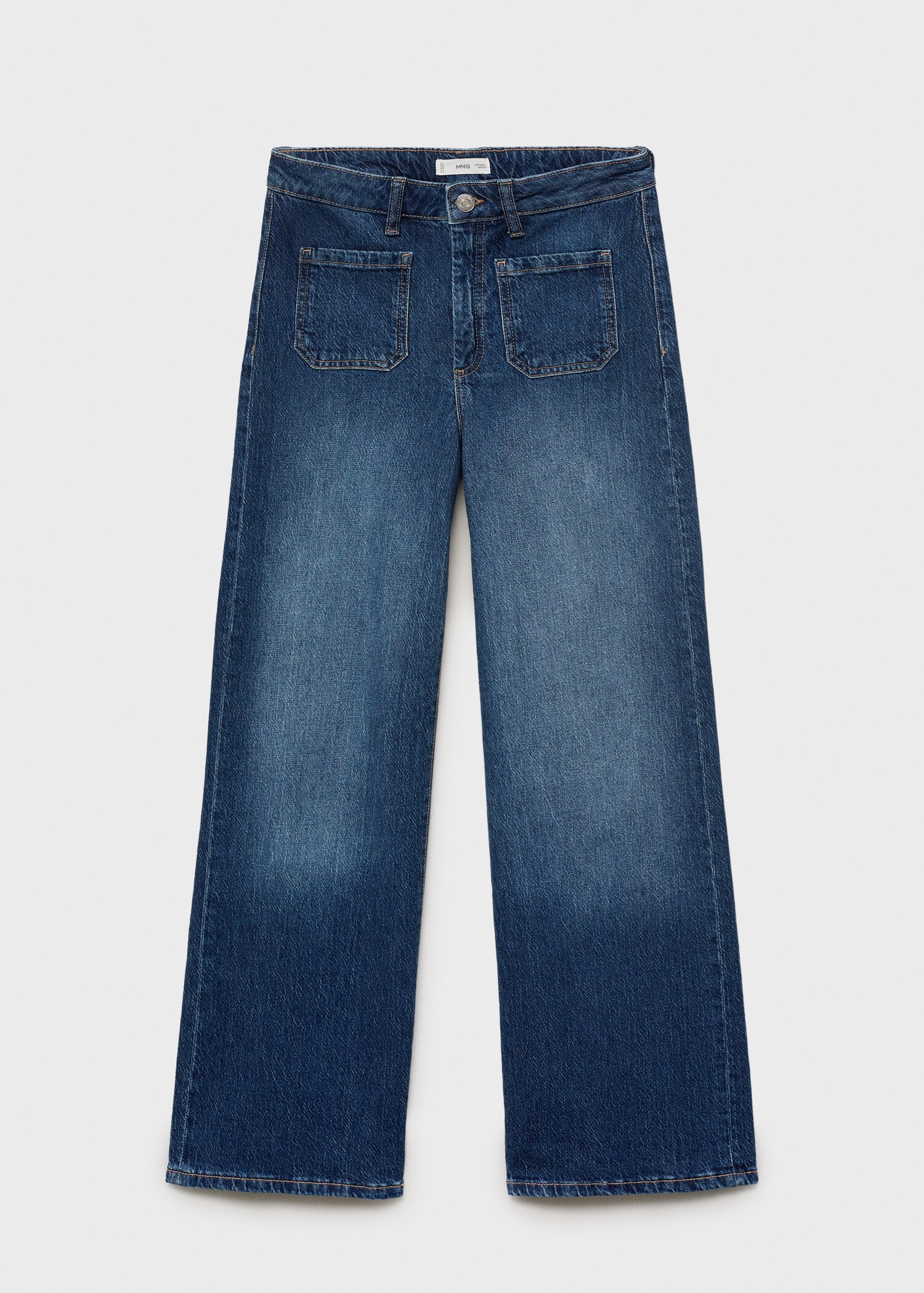 Low-waist culotte jeans - Article without model