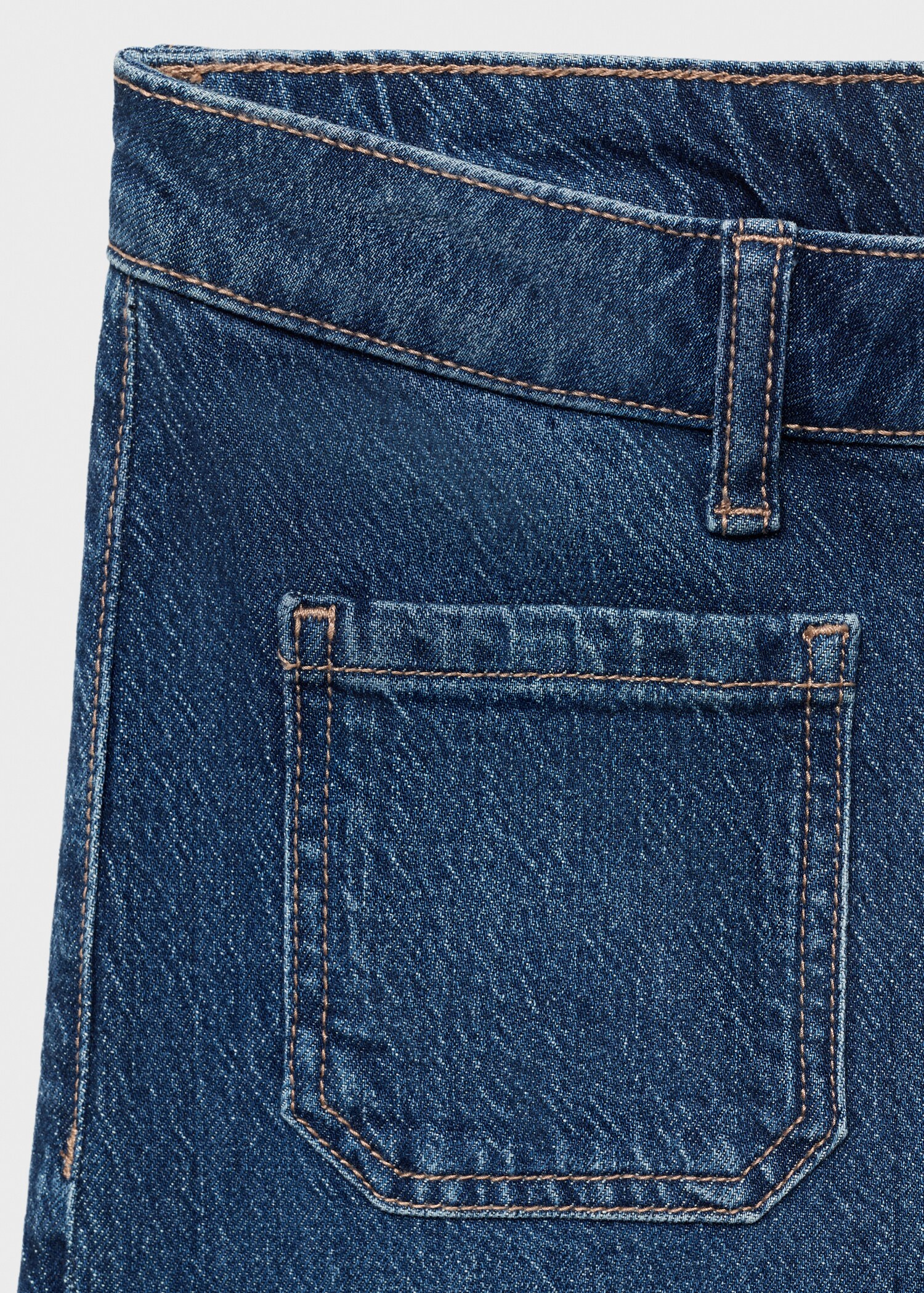 Low-waist culotte jeans - Details of the article 0