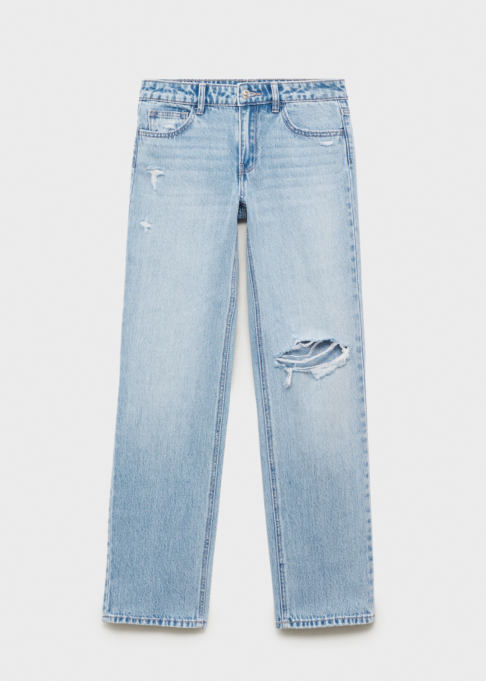 Jean straight-fit déchirures - Article sans modèle