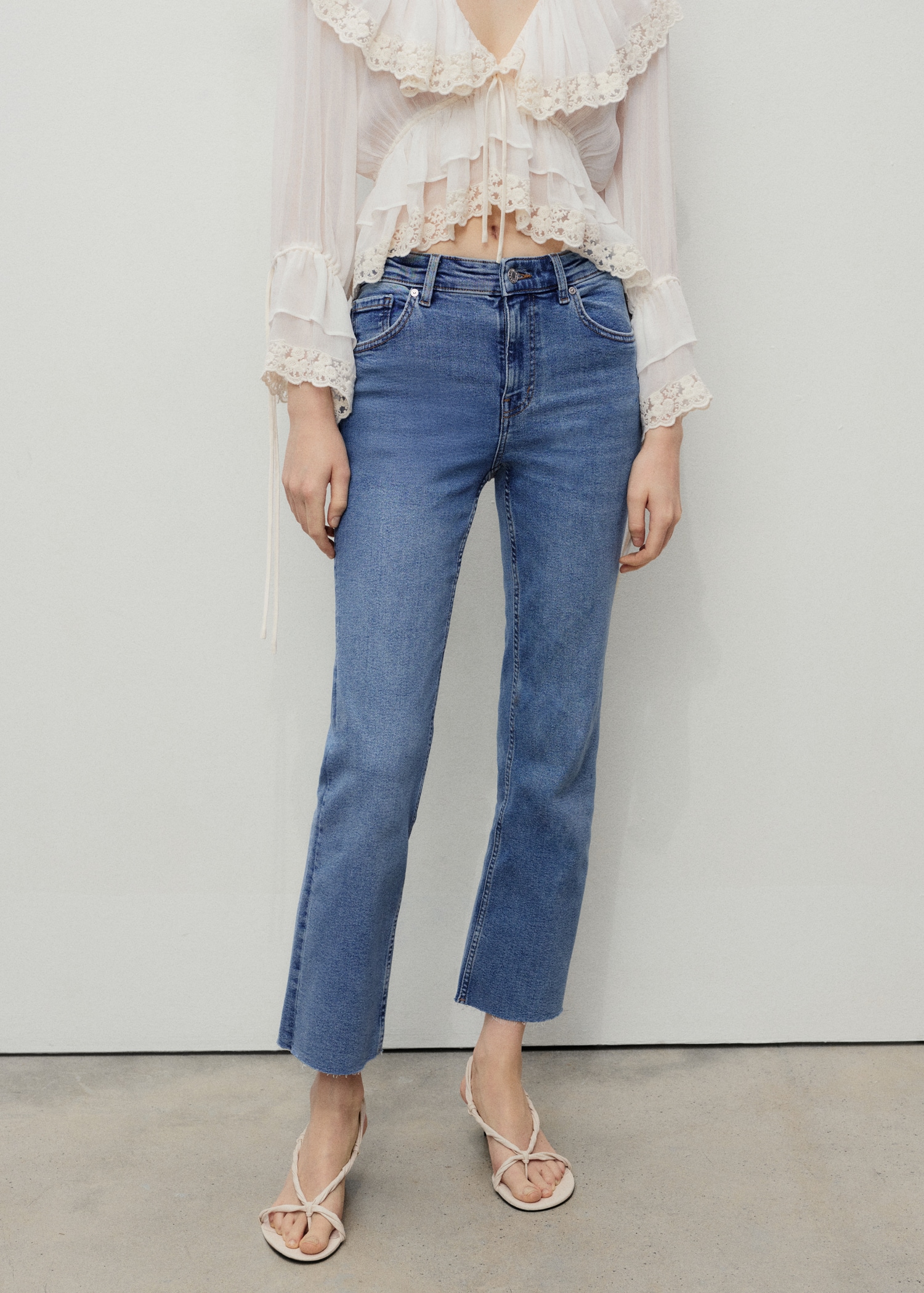 Jean Sienna flare crop - Plan moyen