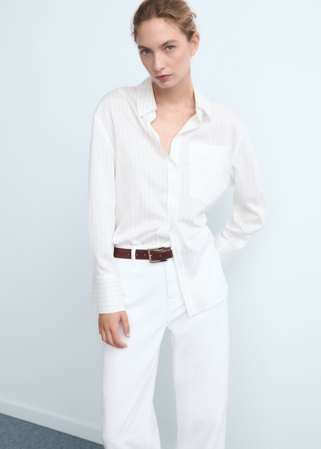 Danila high-waisted wide leg jeans - image 4