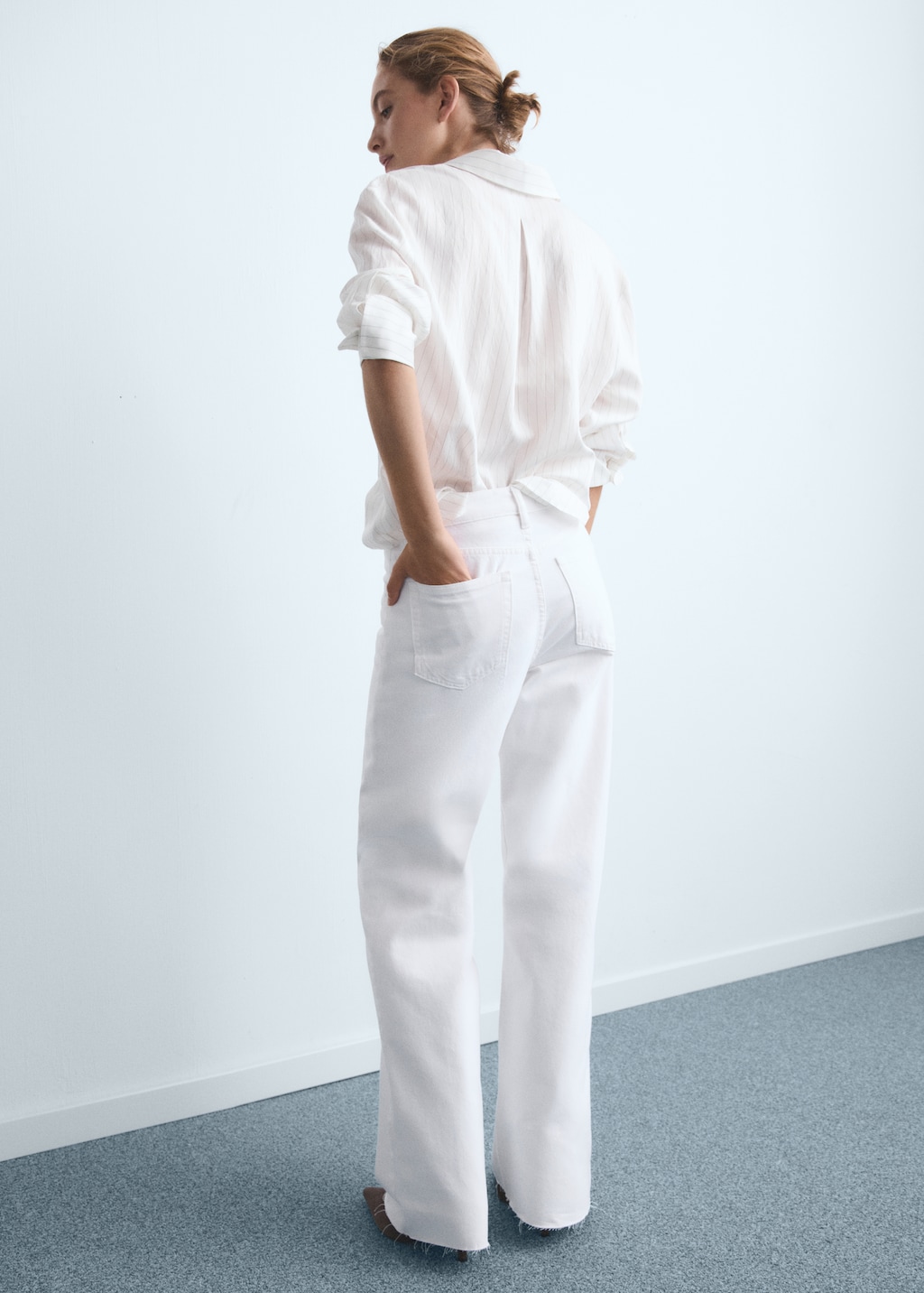 Danila high-waisted wide leg jeans - image 3