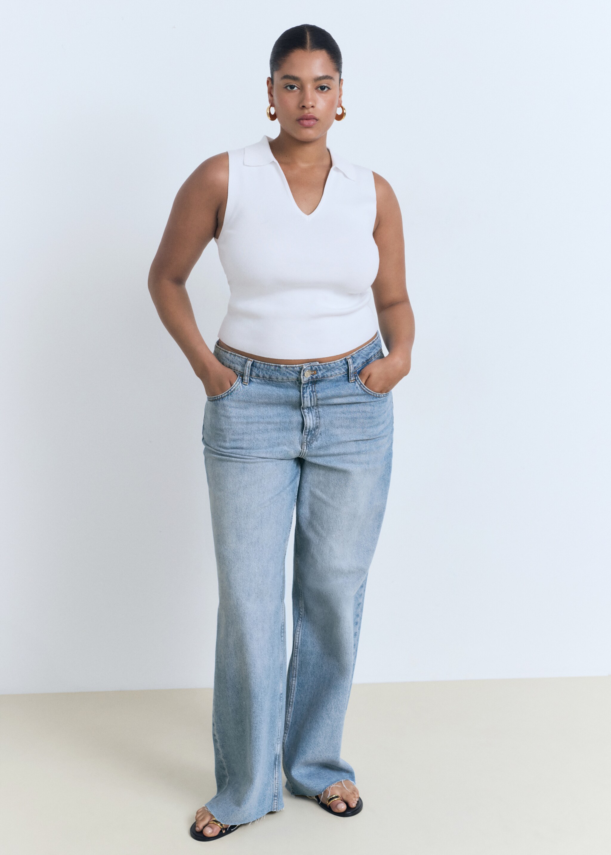 Danila wide-leg high-rise jeans - Details of the article 3