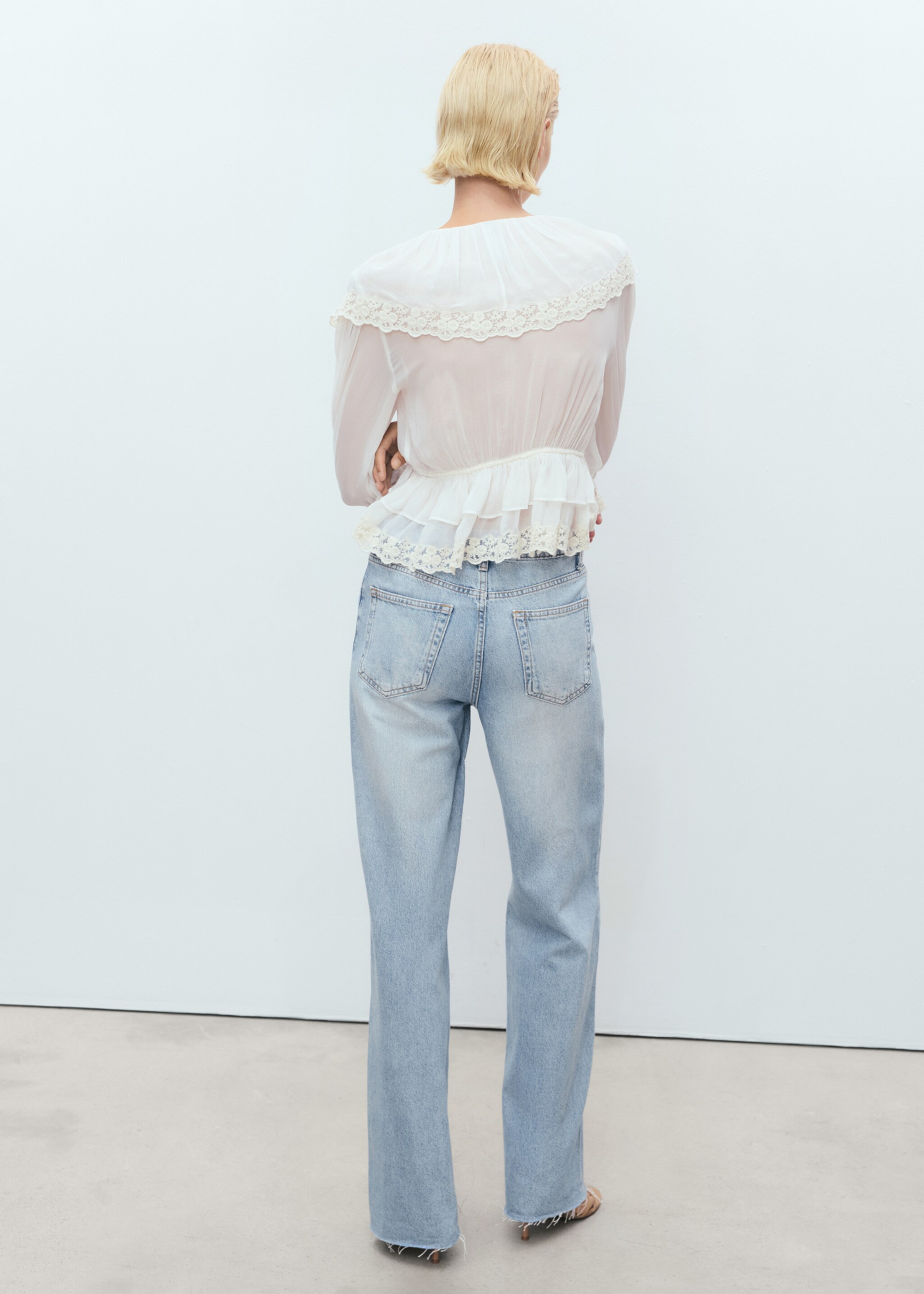 Danila wide-leg high-rise jeans - Reverse of the article
