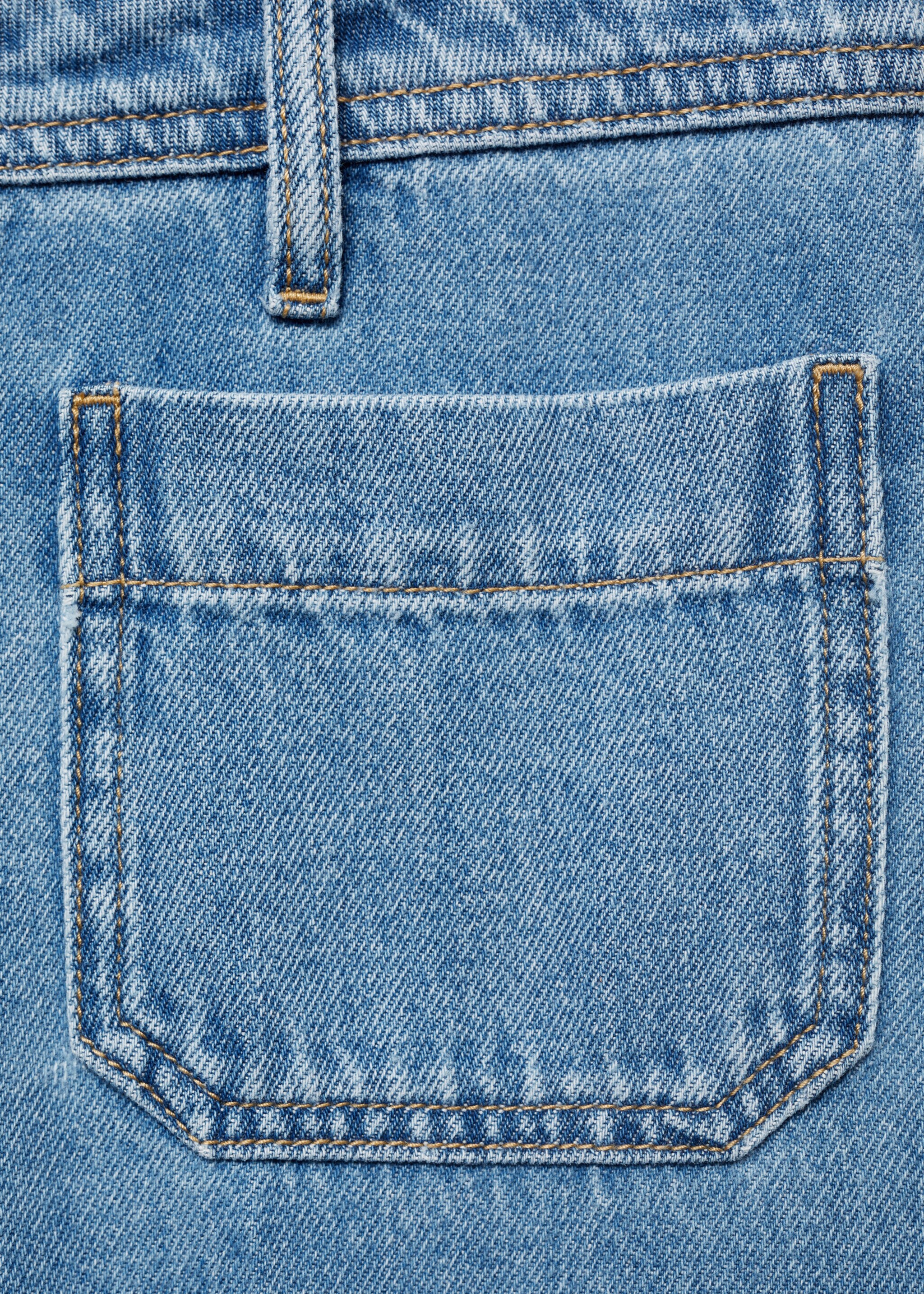 High-rise wideleg  jeans with pockets - Details of the article 0