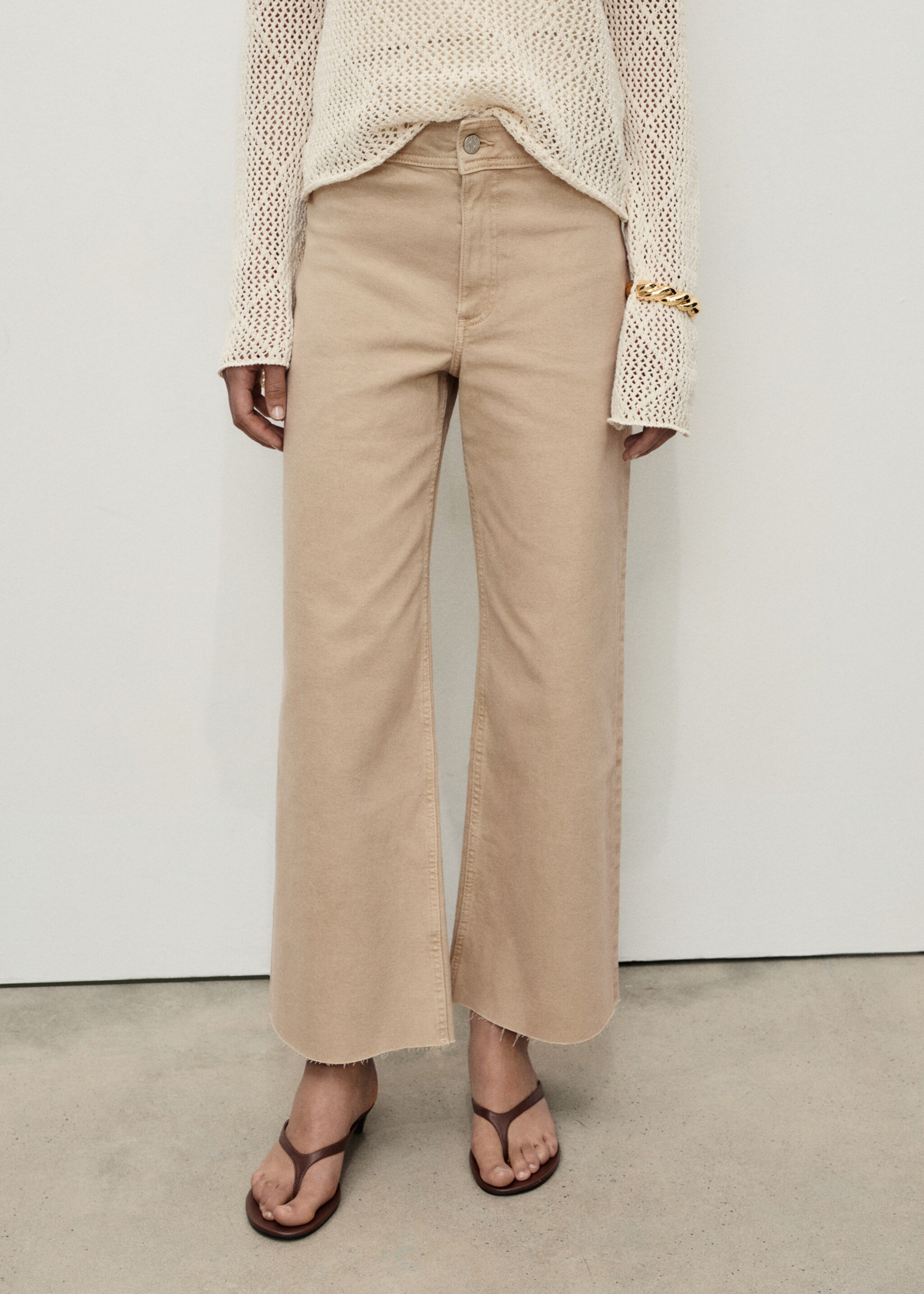 Catherin culotte high-rise jeans - Medium plane