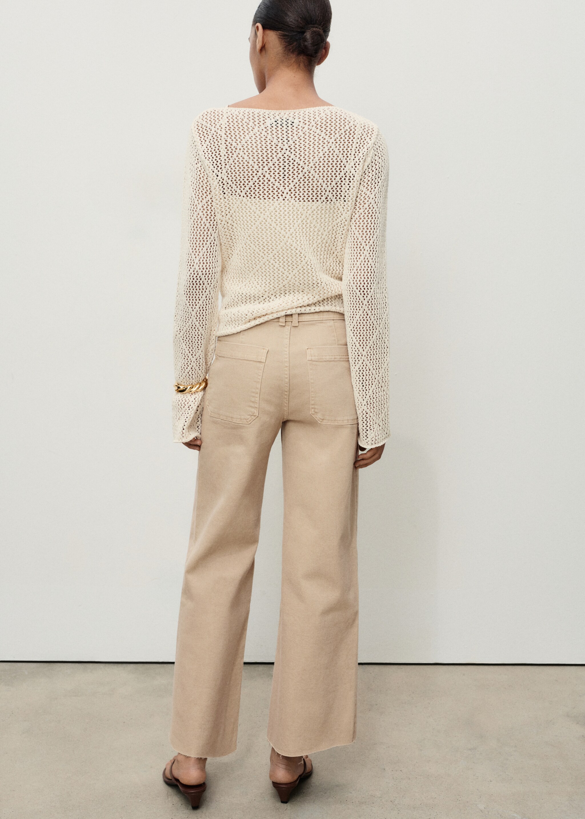 Catherin culotte high-rise jeans - Reverse of the article