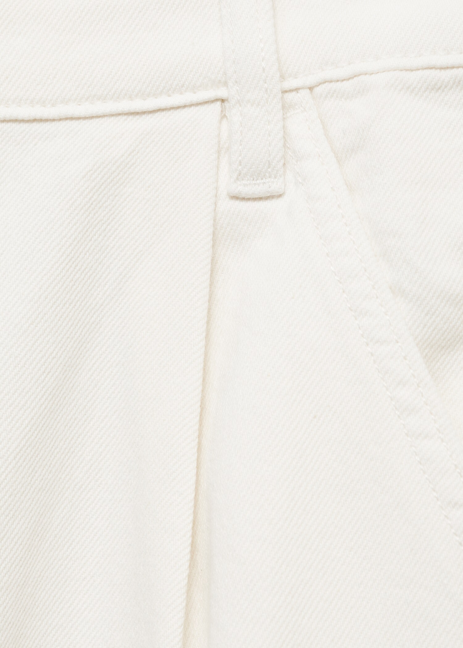 Wide-leg pleated jeans - Details of the article 0