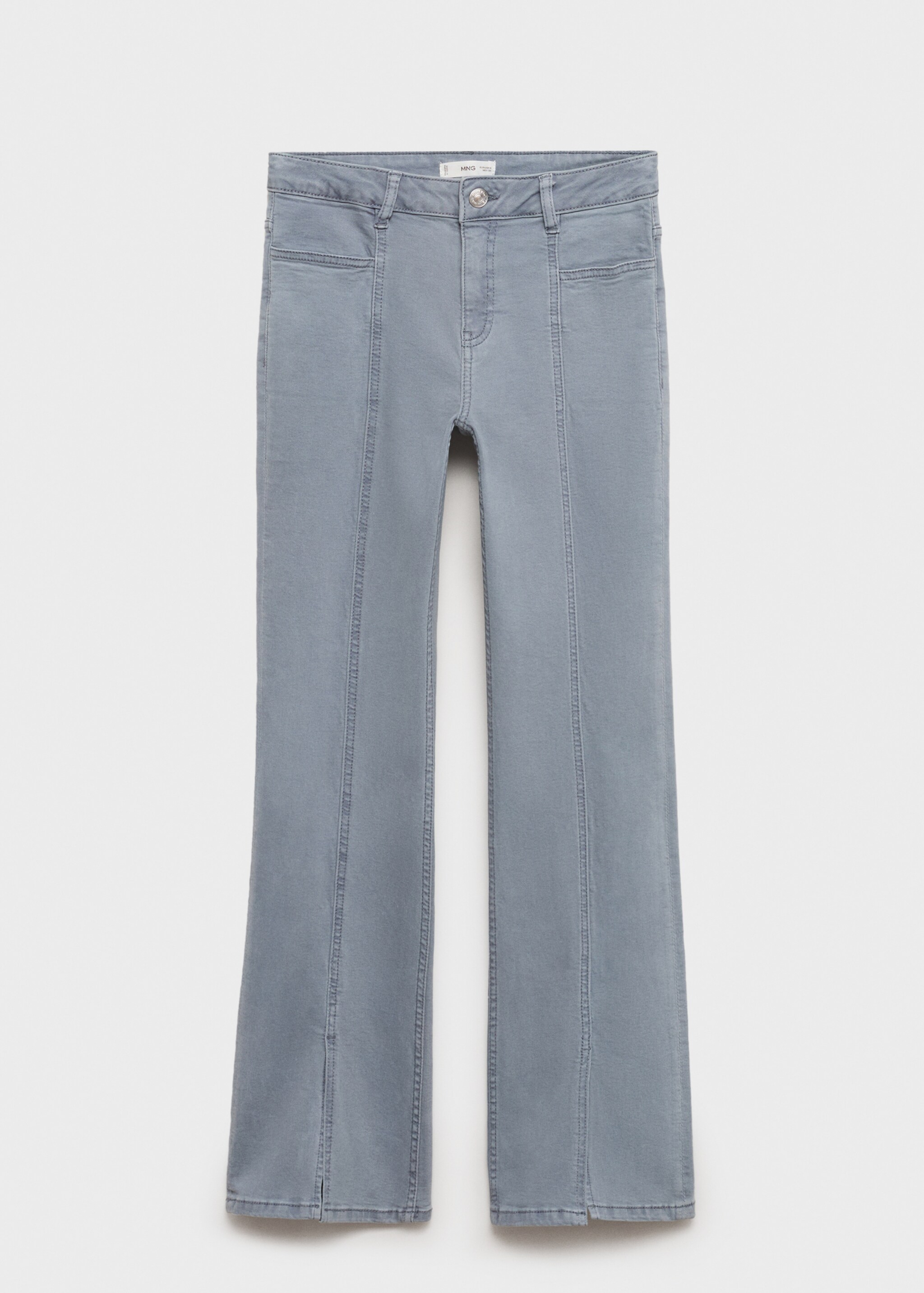 Flared jeans with opening - Article without model