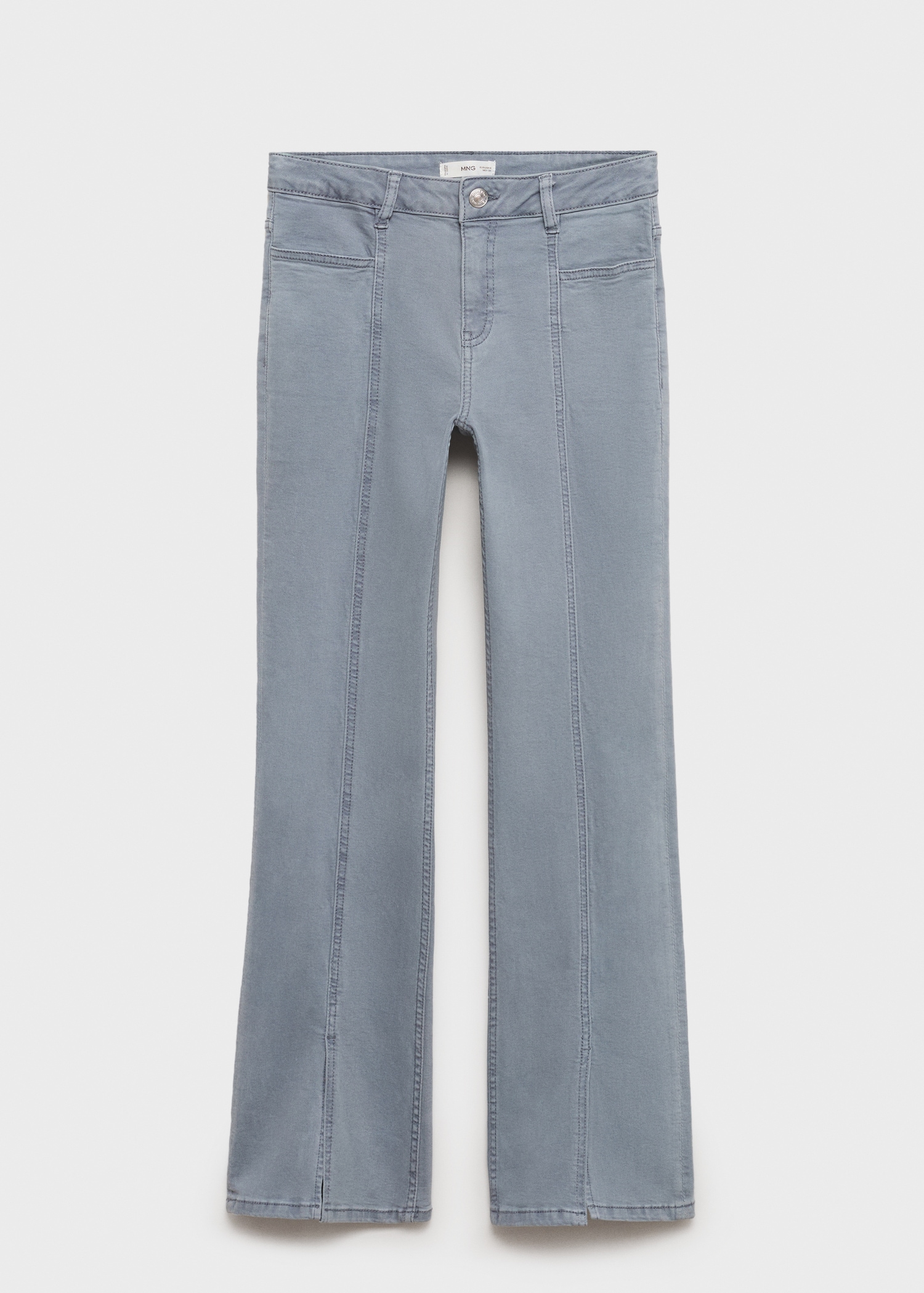 Flared jeans with opening - Article without model