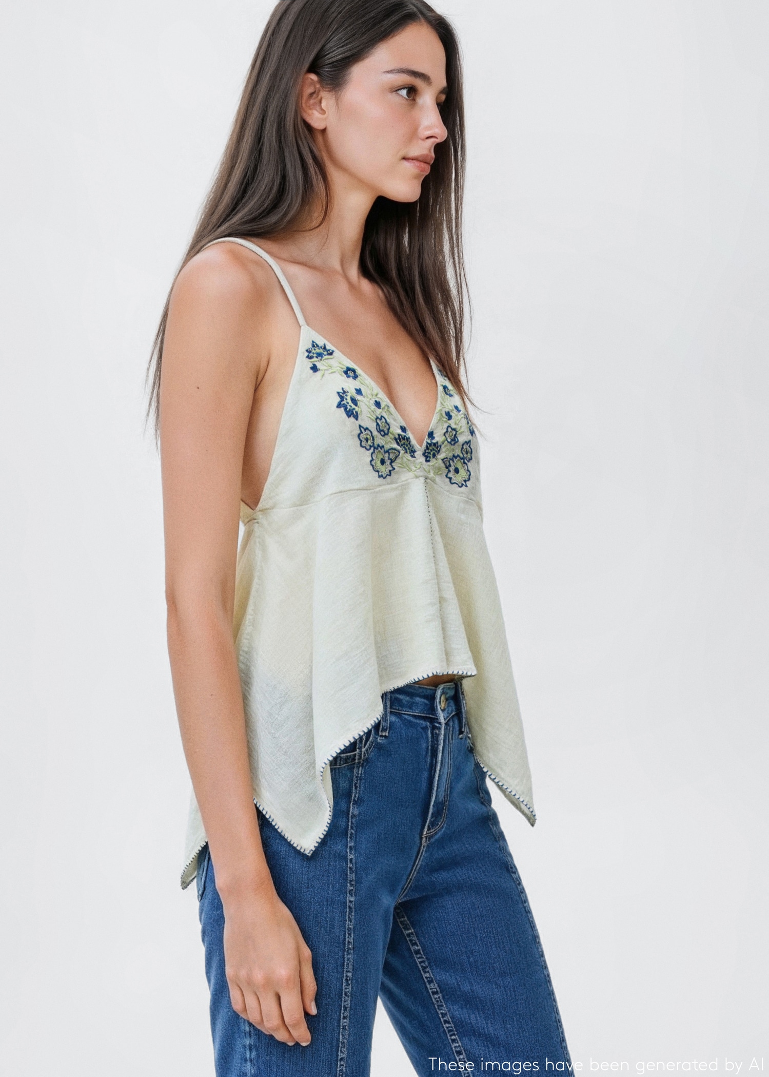 Straight opening jeans - Medium plane