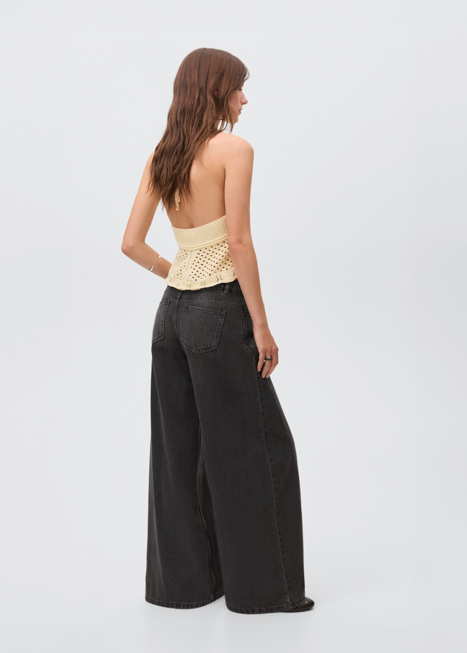 Jean wideleg détails coutures - Verso de l’article