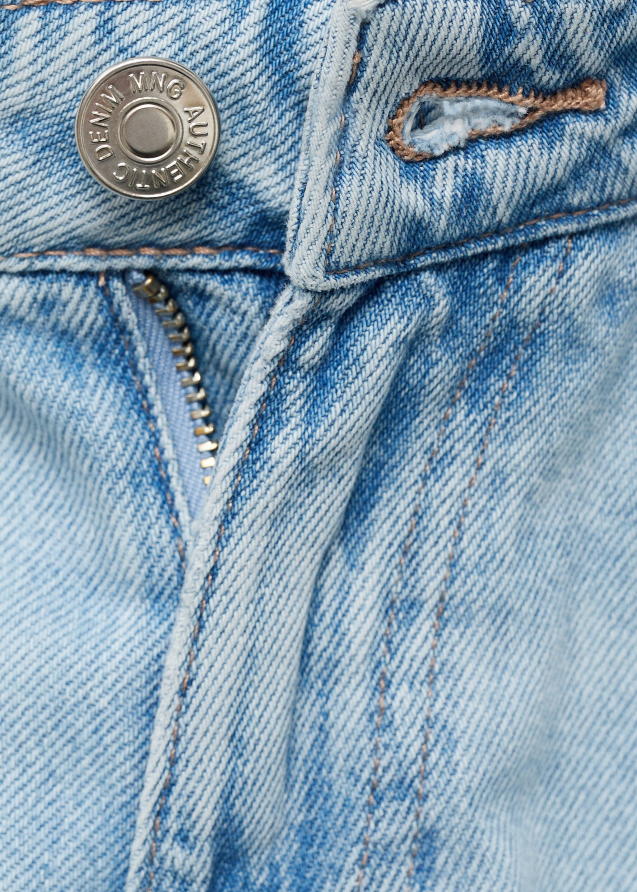 Jeans wideleg detalle costuras - Detalle del artículo 8