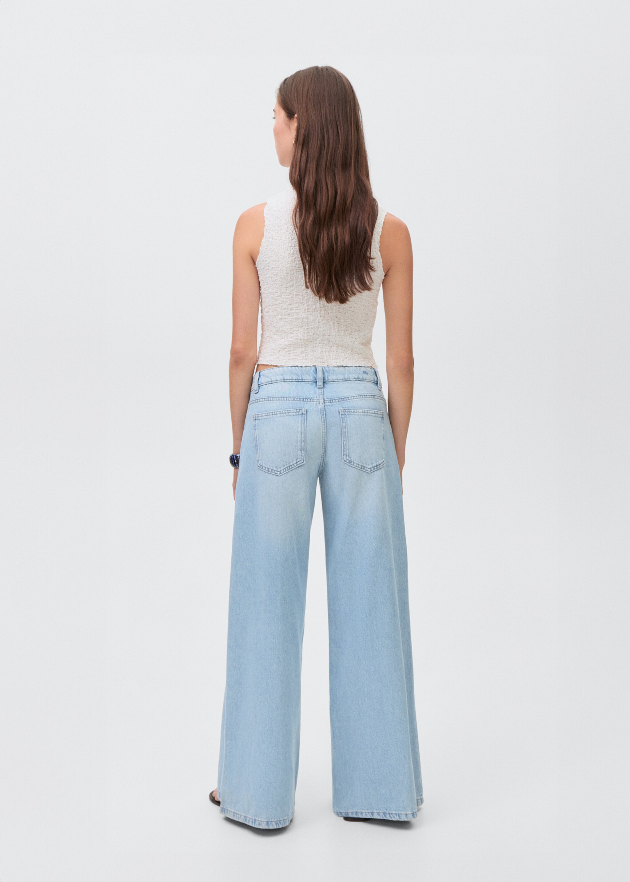 Jean wideleg détails coutures - Verso de l’article