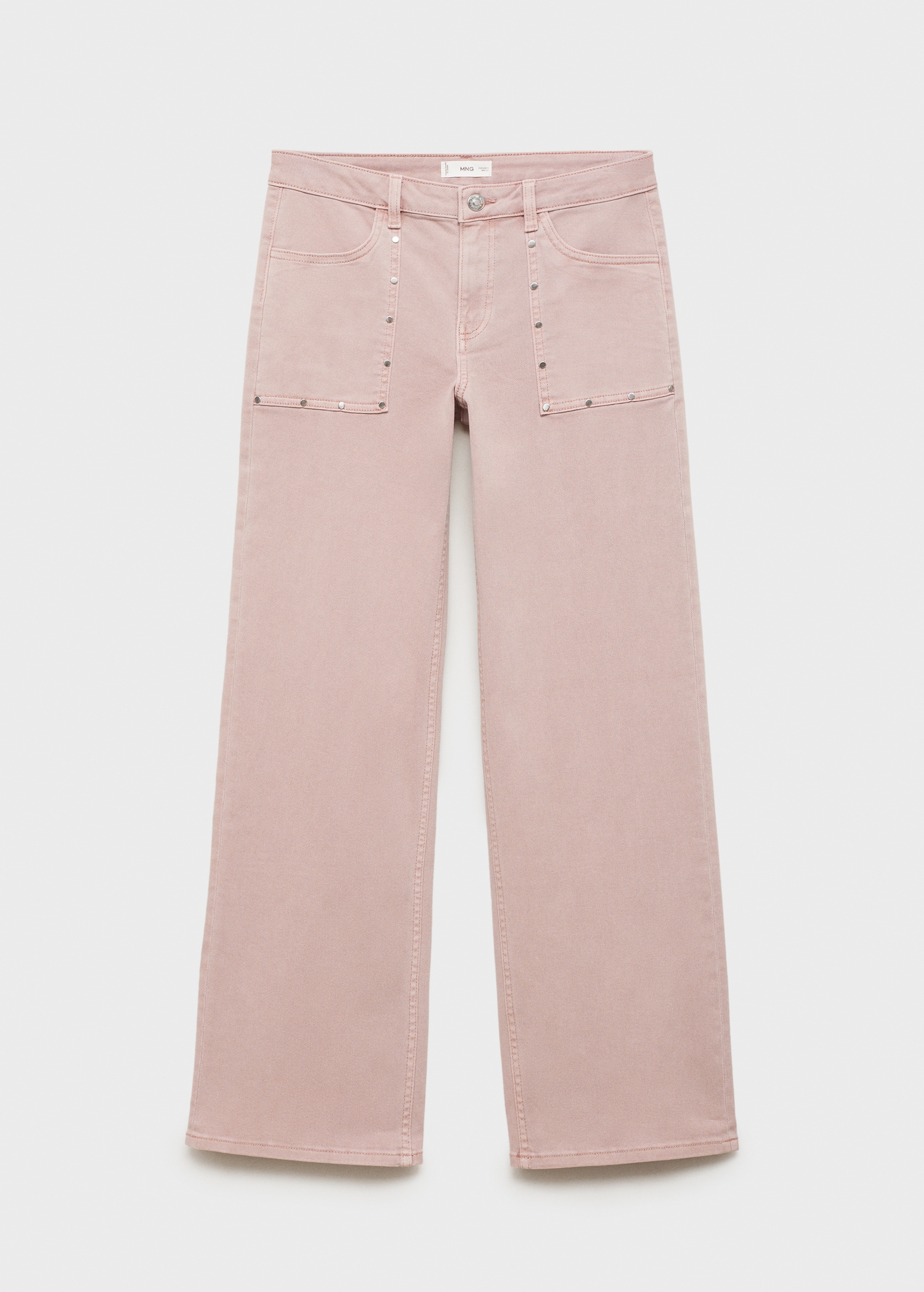 Jean style jupe-culotte clouté - Article sans modèle