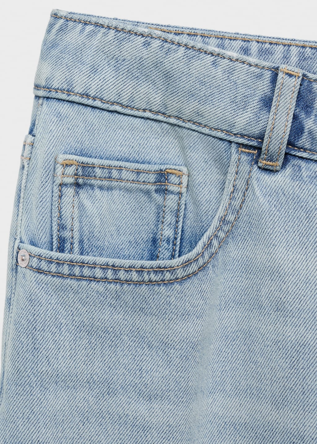 Mid-rise barrel jeans