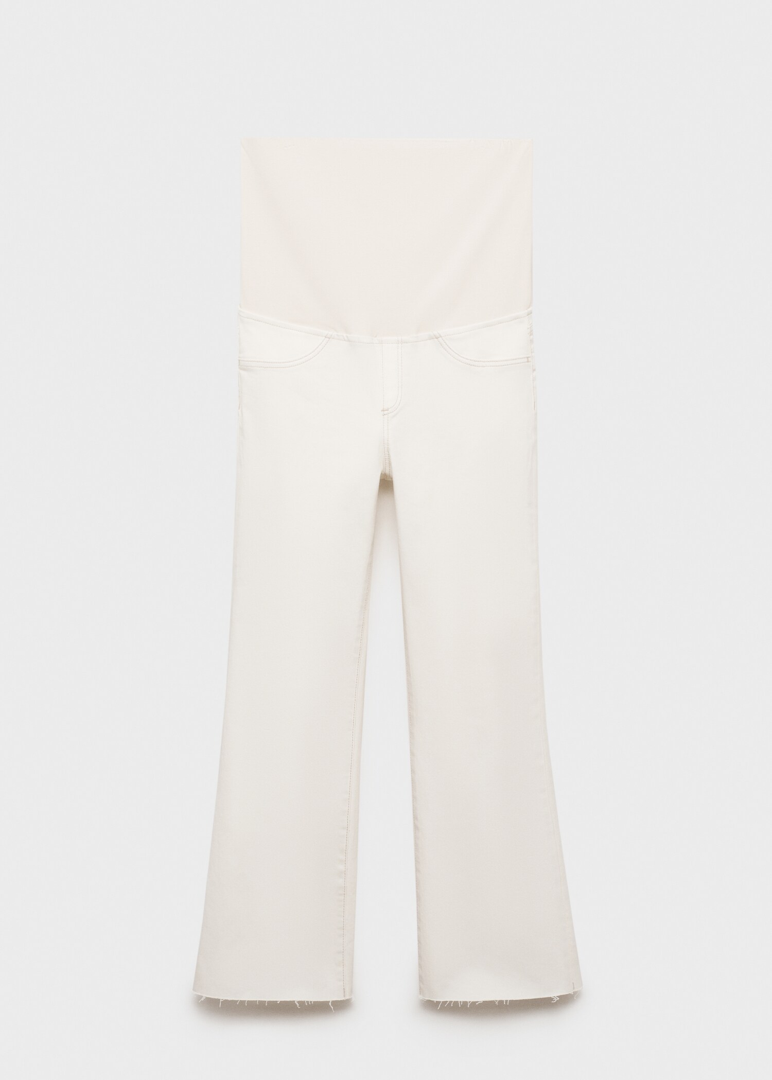 Maternity flared cropped jeans - Article without model
