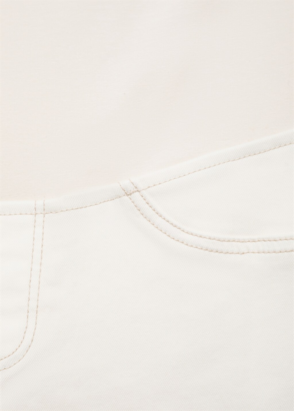 Mango Maternity flared cropped jeans