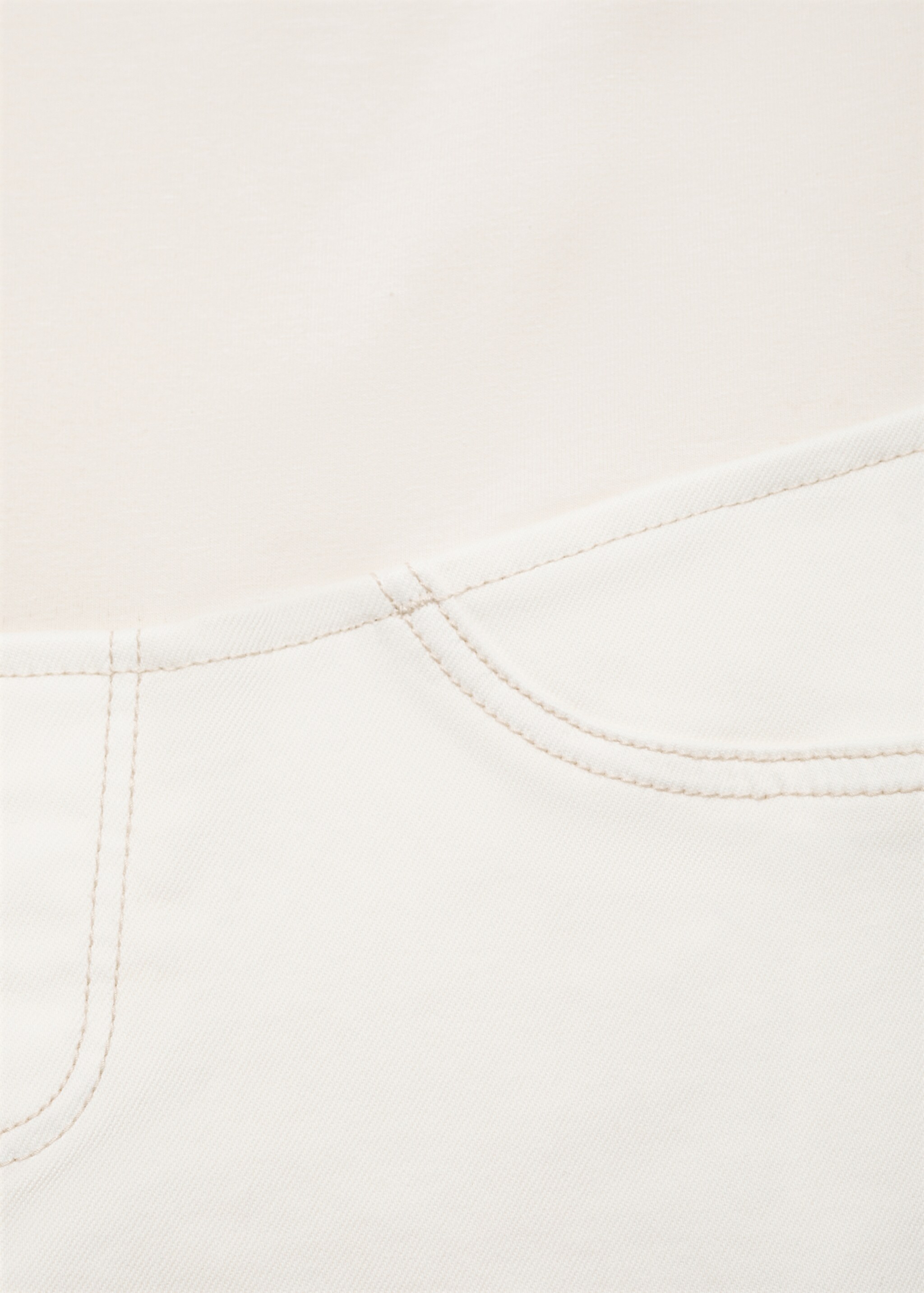Maternity flared cropped jeans - Details of the article 8