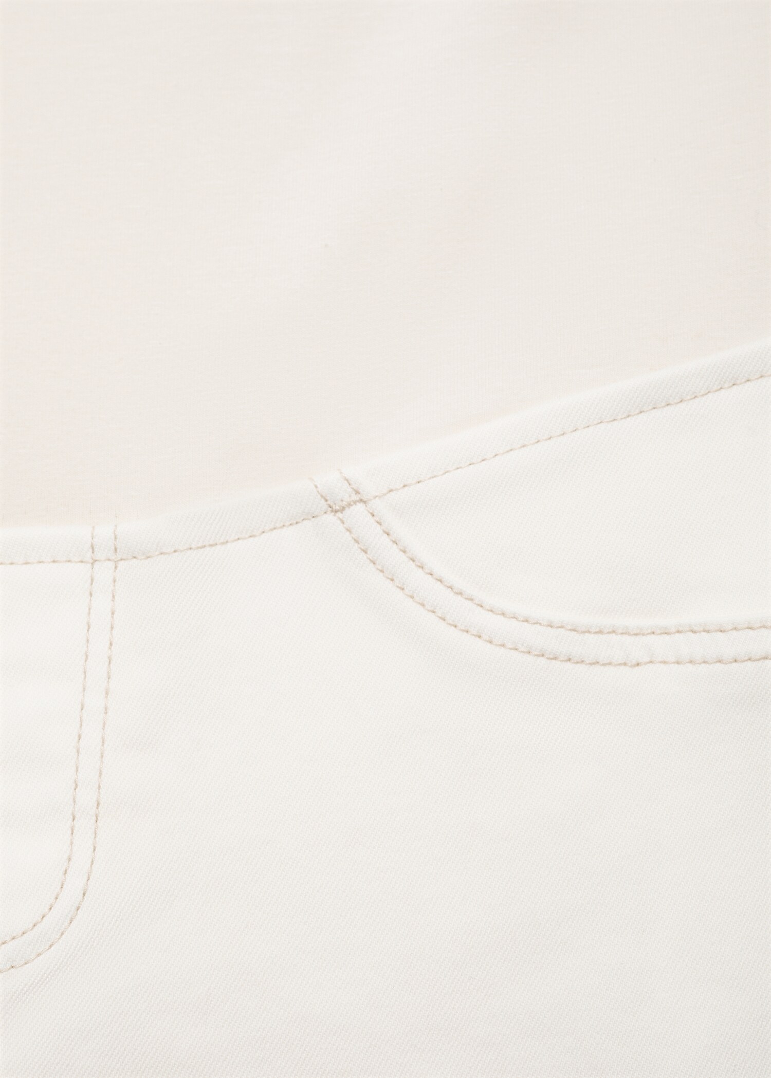Maternity flared cropped jeans - Details of the article 8